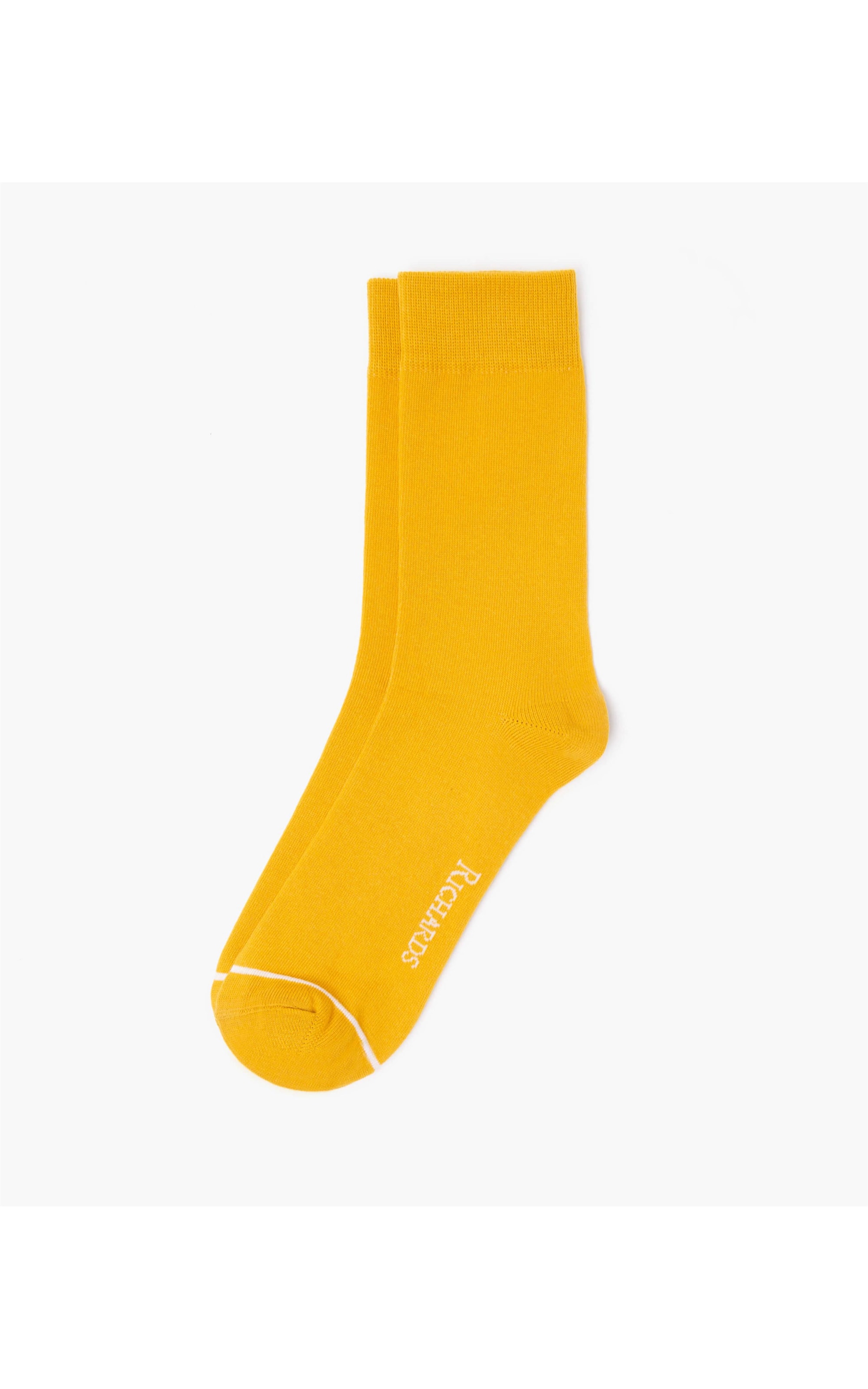 Meia Basic Stripe Amarelo Claro
