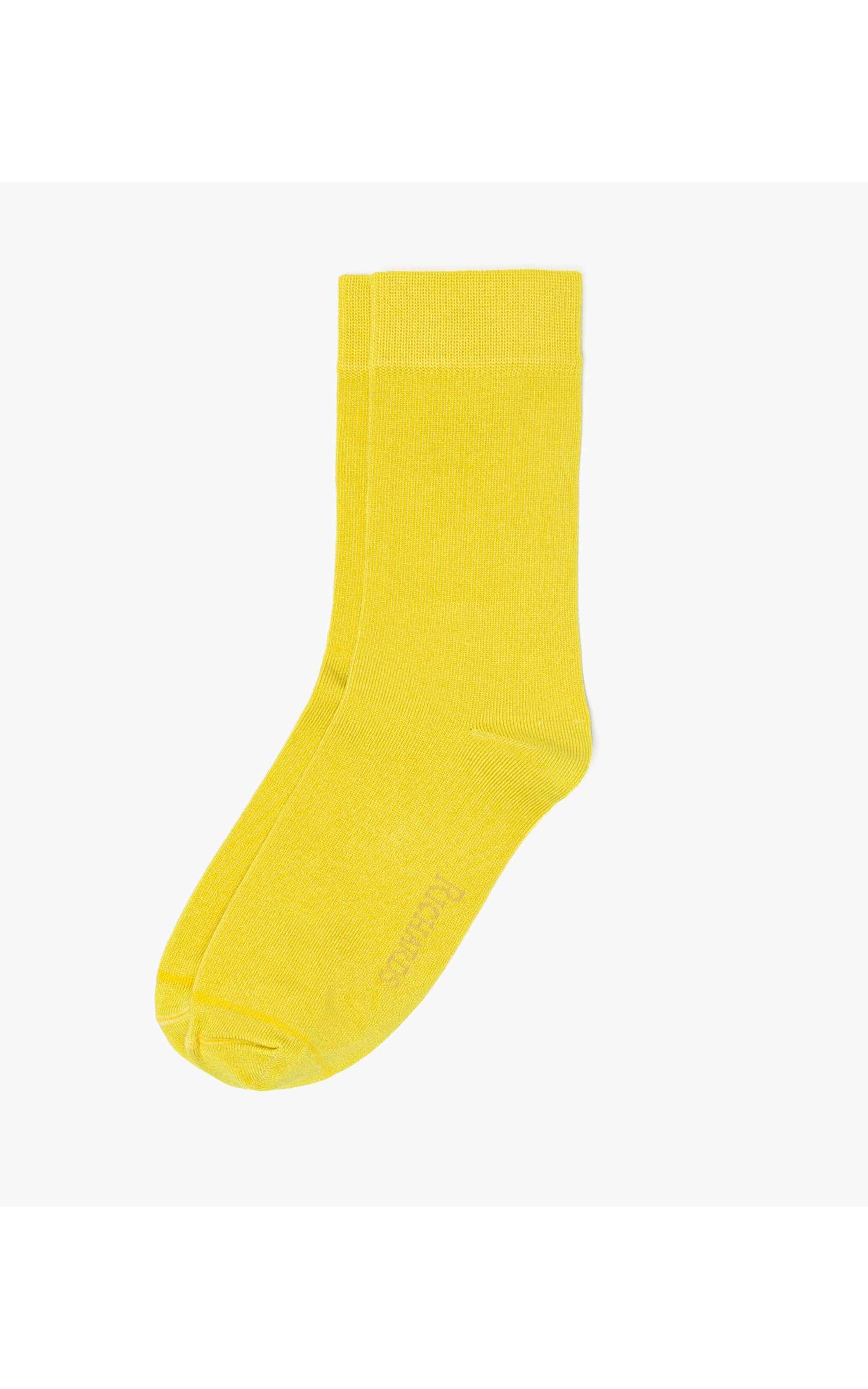 Meia Basic Stripe Amarelo Limao