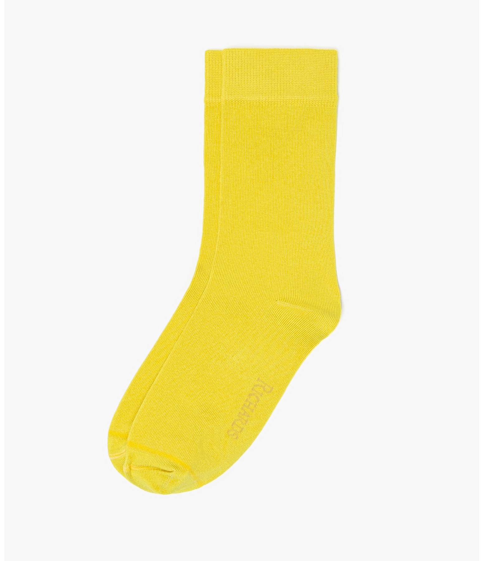Meia Basic Stripe Amarelo Limao