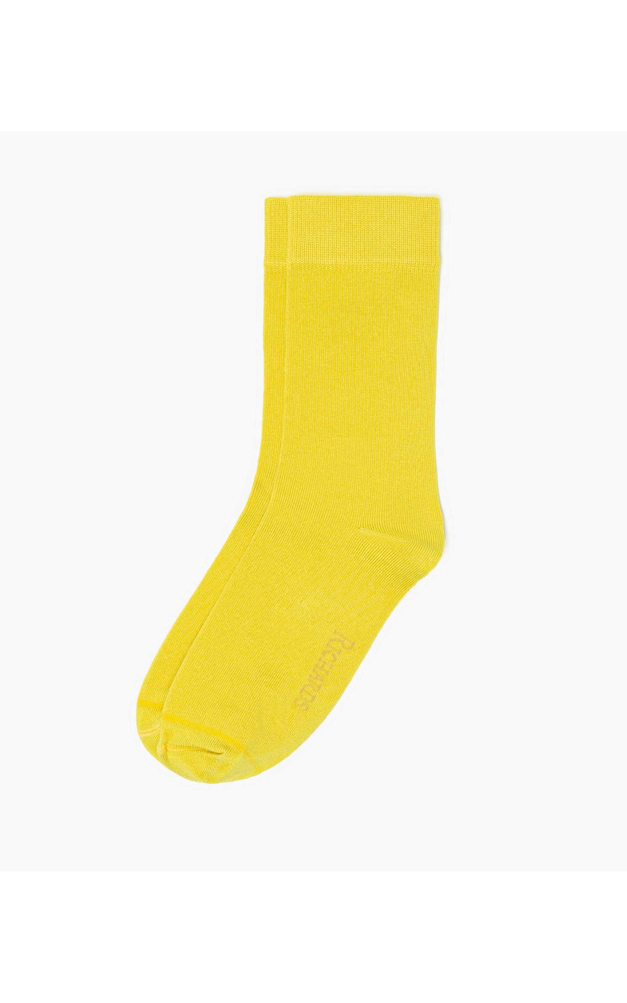 Meia Basic Stripe Amarelo Limao