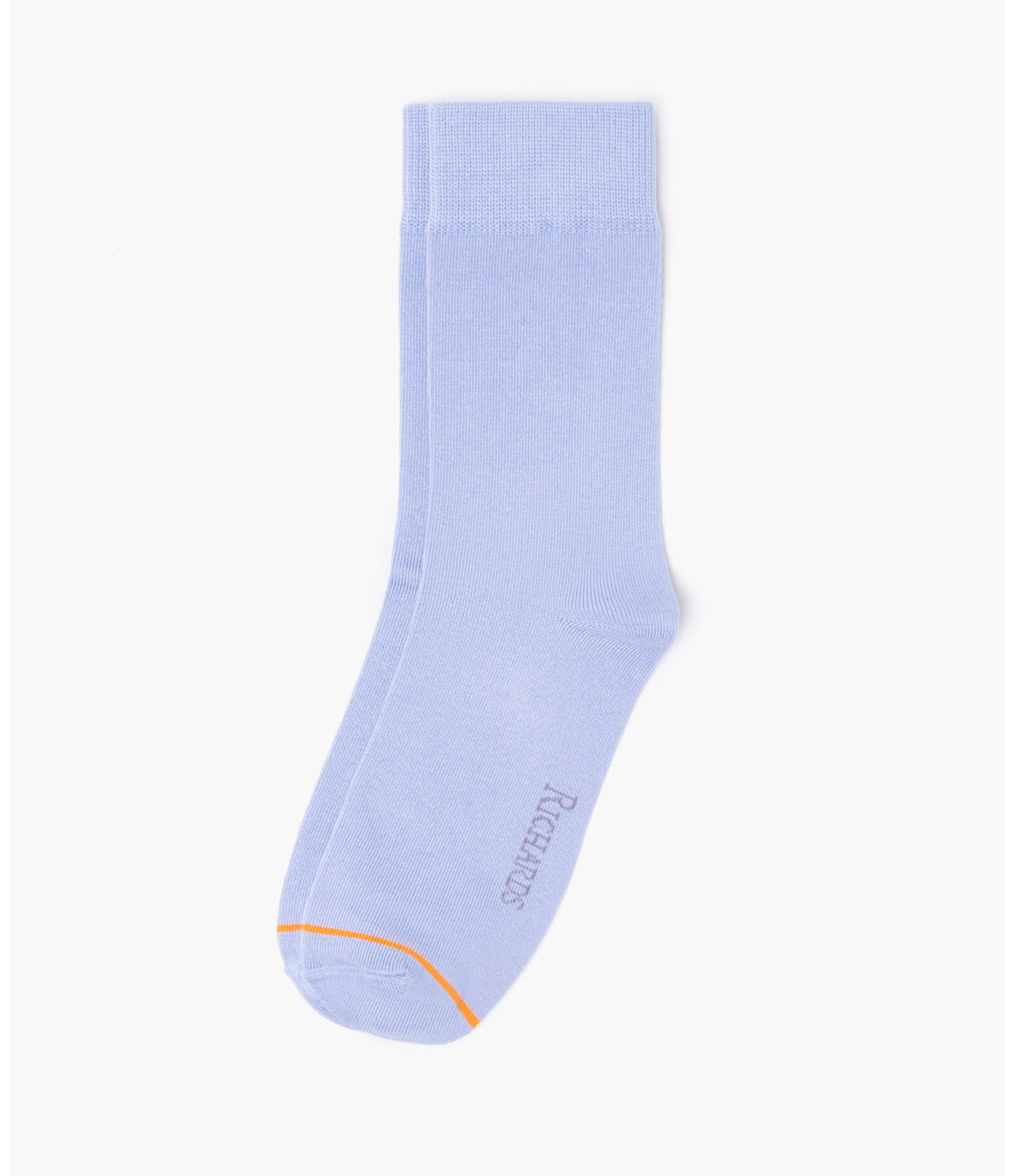 Meia Basic Stripe Azul Claro