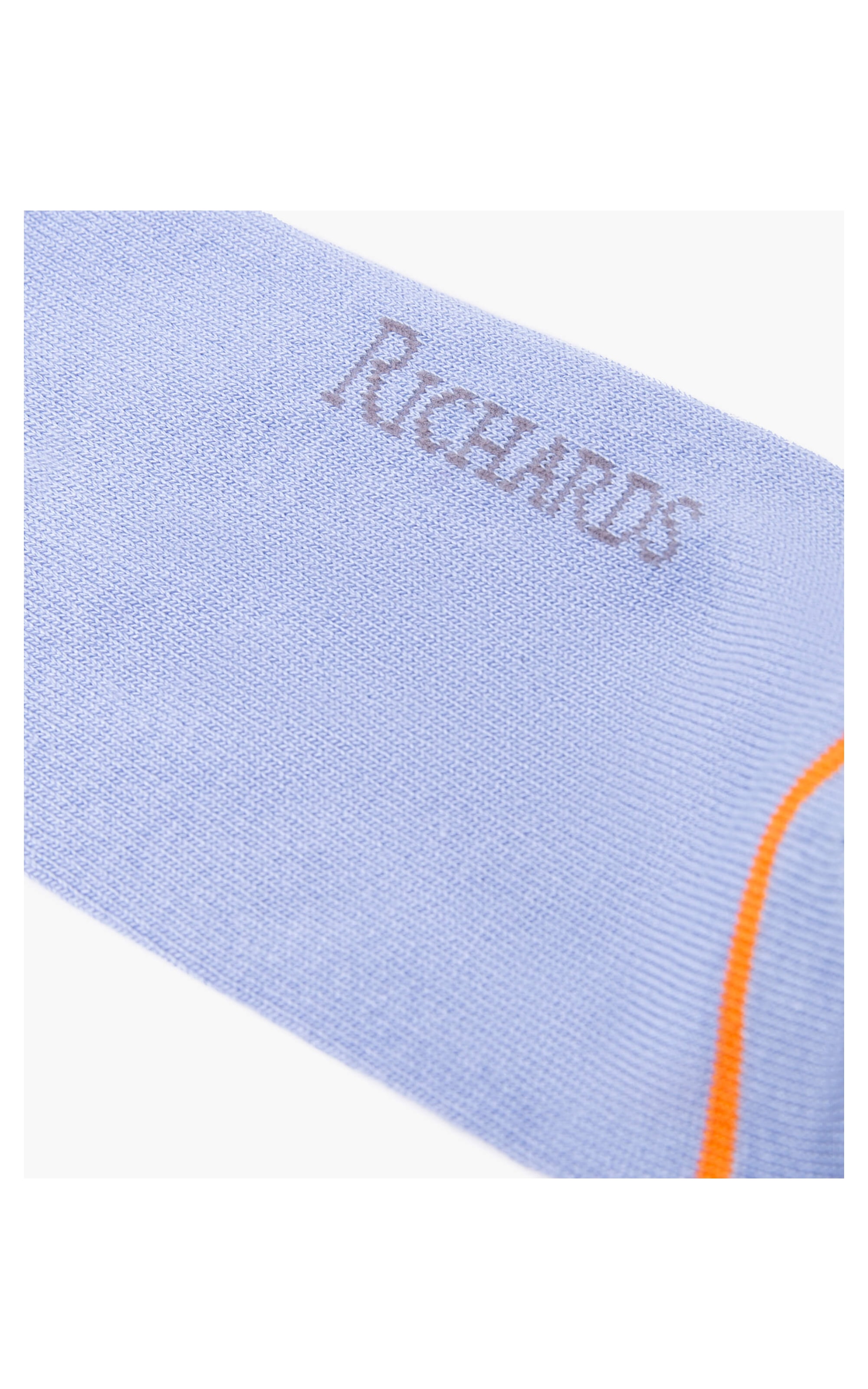 Meia Basic Stripe Azul Claro