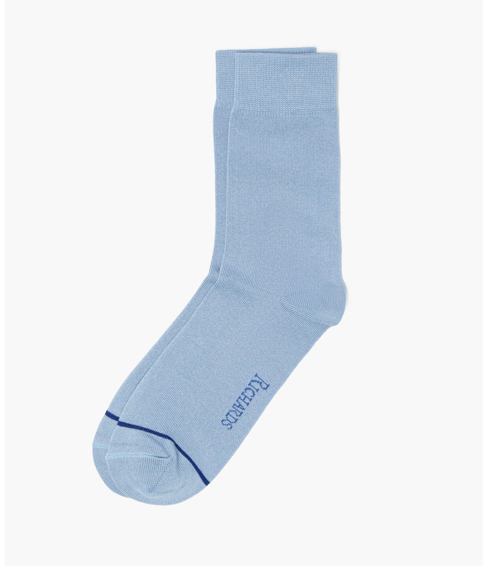 Meia Basic Stripe Azul Claro