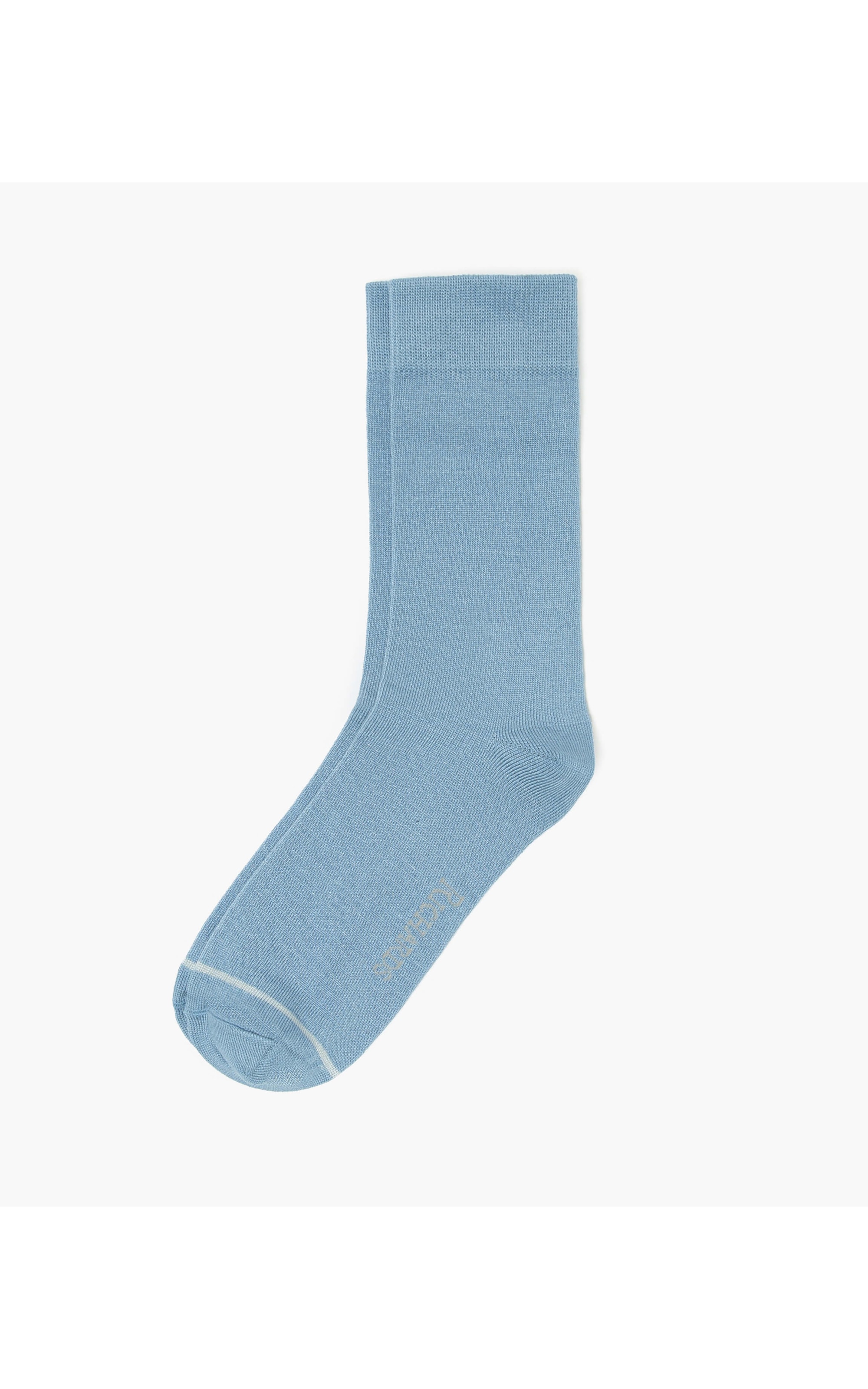 Meia Basic Stripe Azul Seco