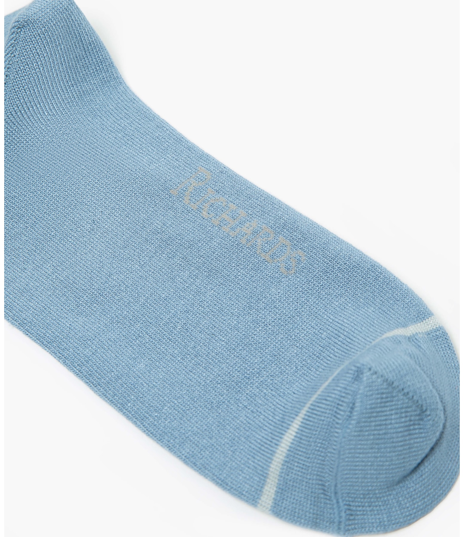 Meia Basic Stripe Azul Seco