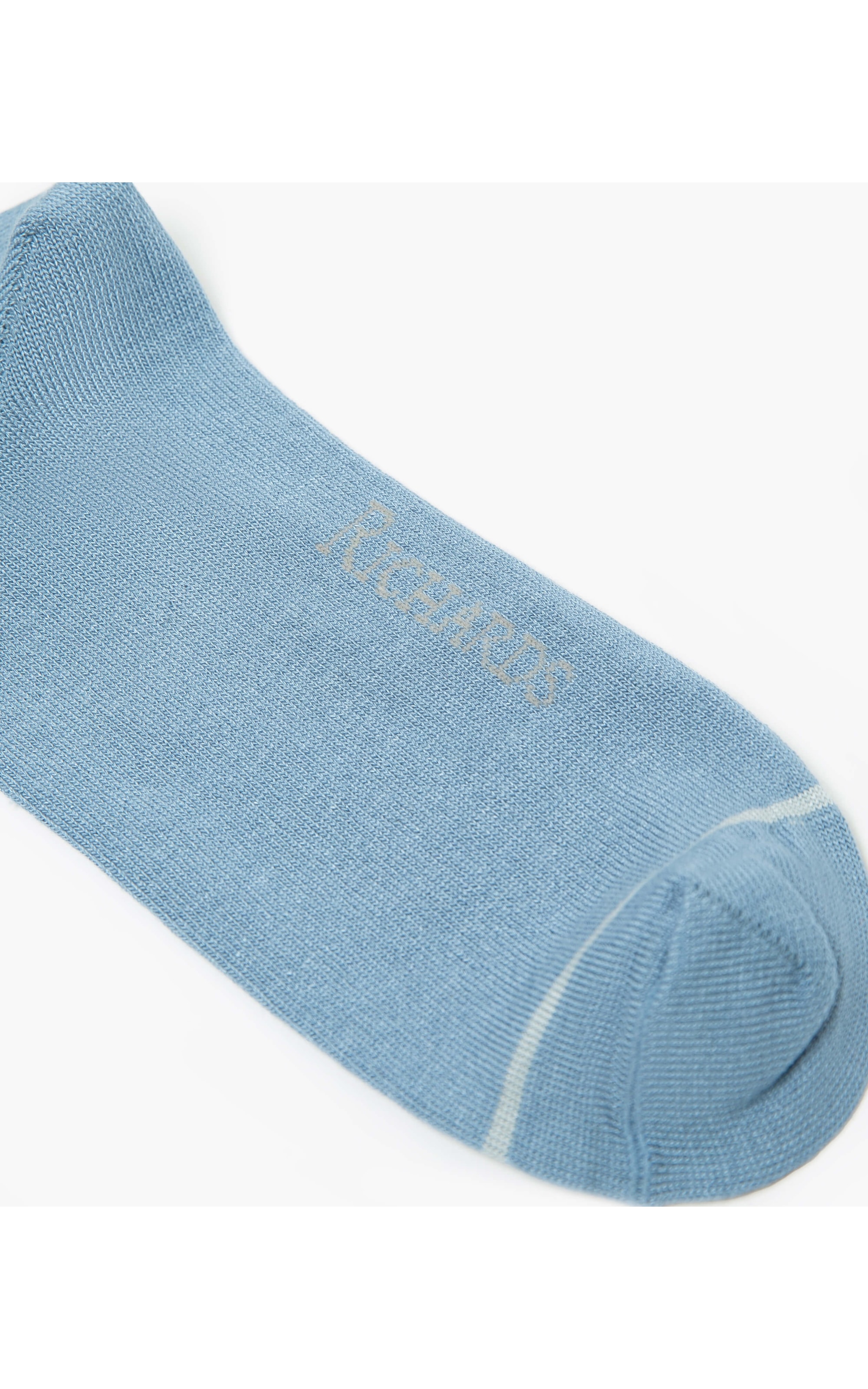 Meia Basic Stripe Azul Seco