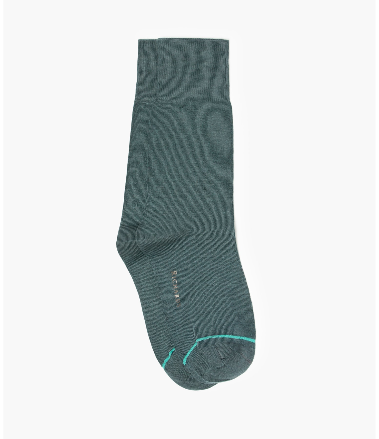 Meia Basic Stripe Charcoal