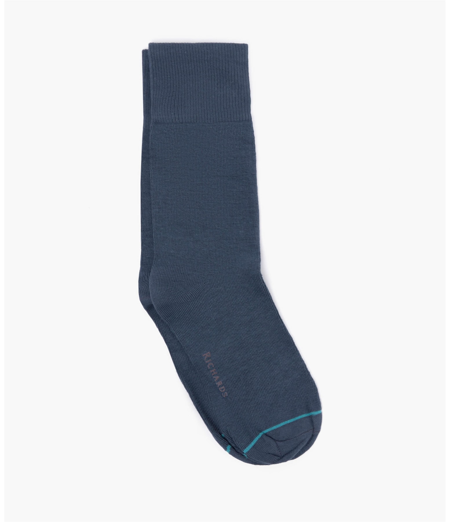 Meia Basic Stripe Charcoal