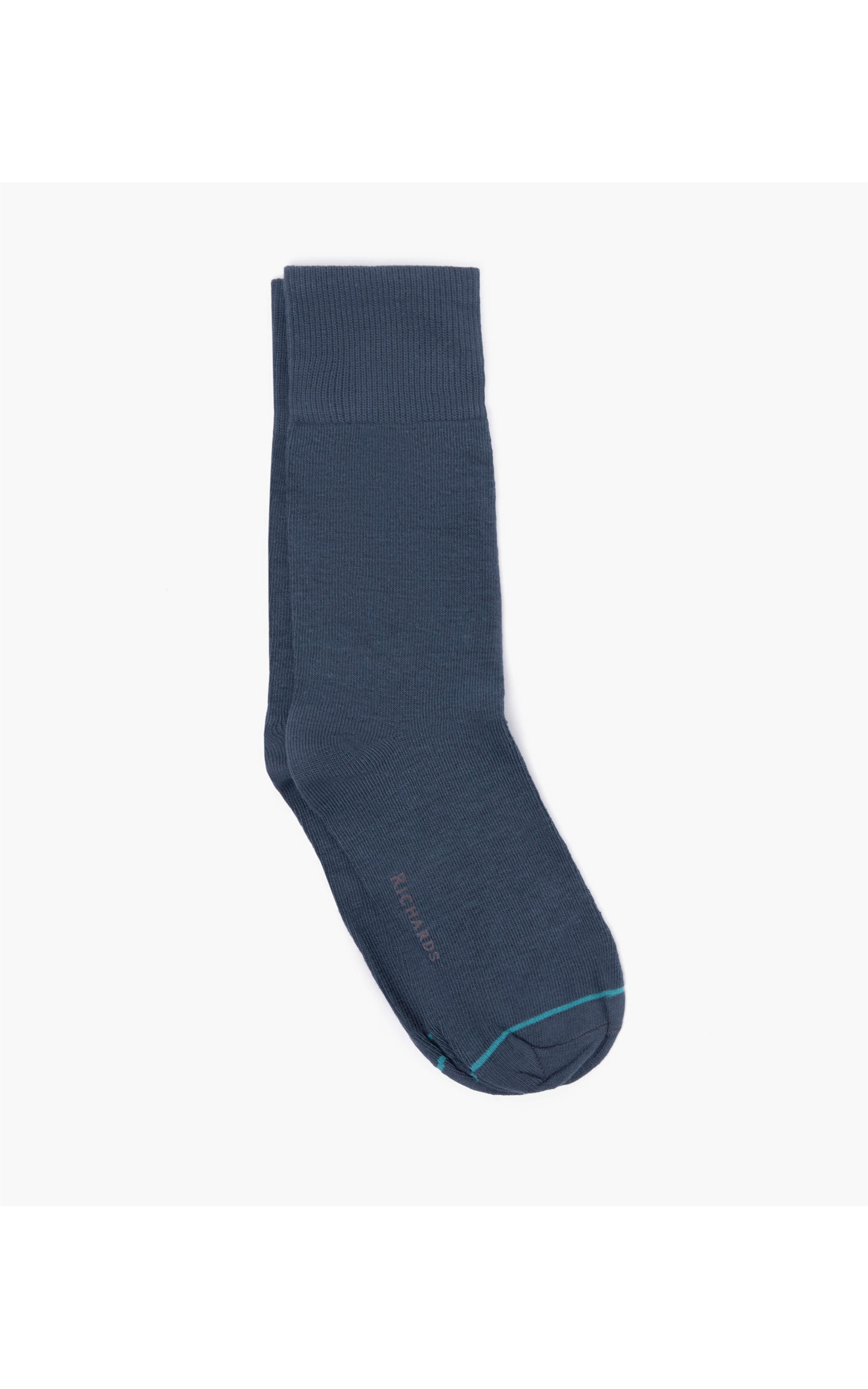 Meia Basic Stripe Charcoal