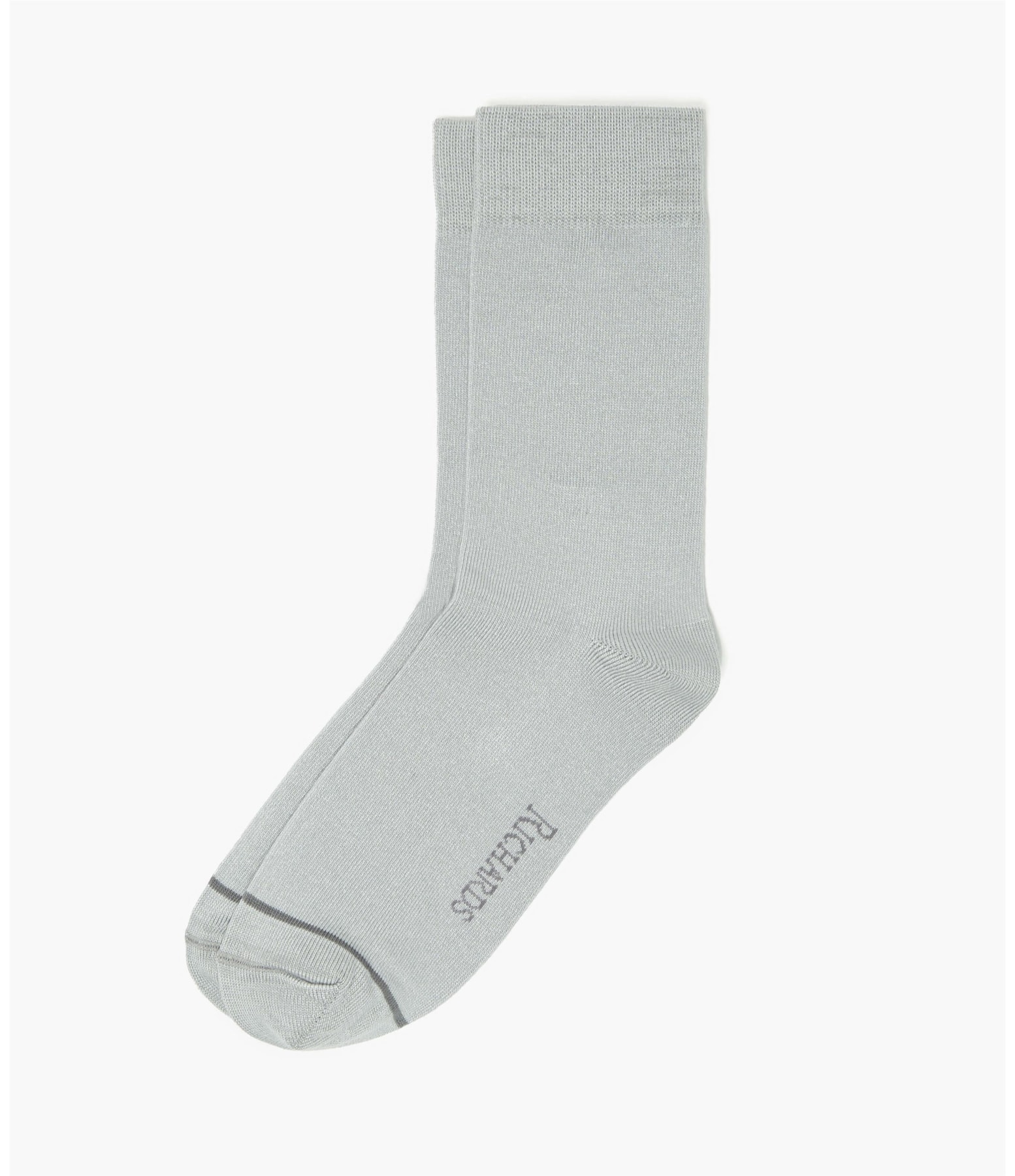 Meia Basic Stripe Cinza Claro