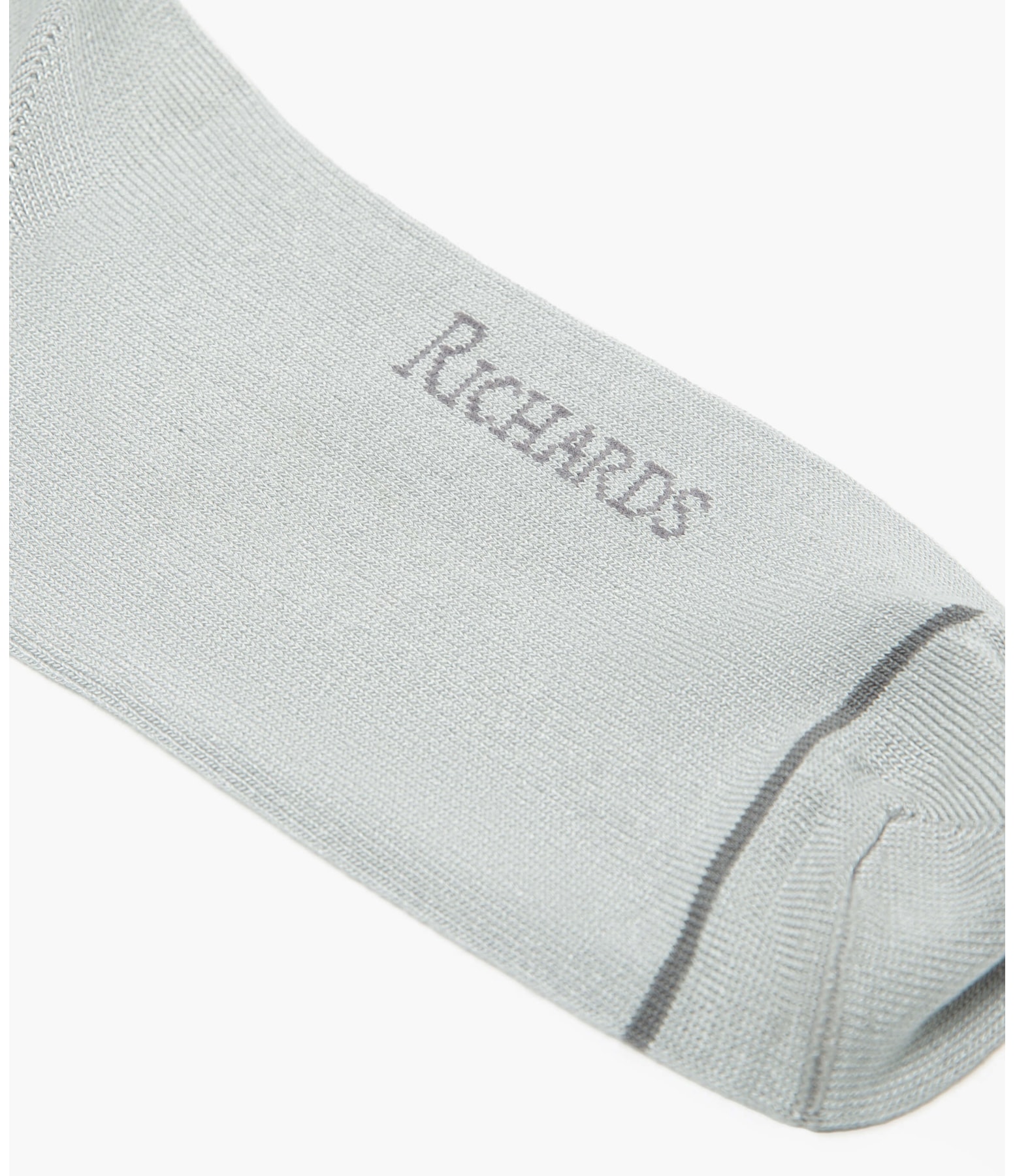 Meia Basic Stripe Cinza Claro
