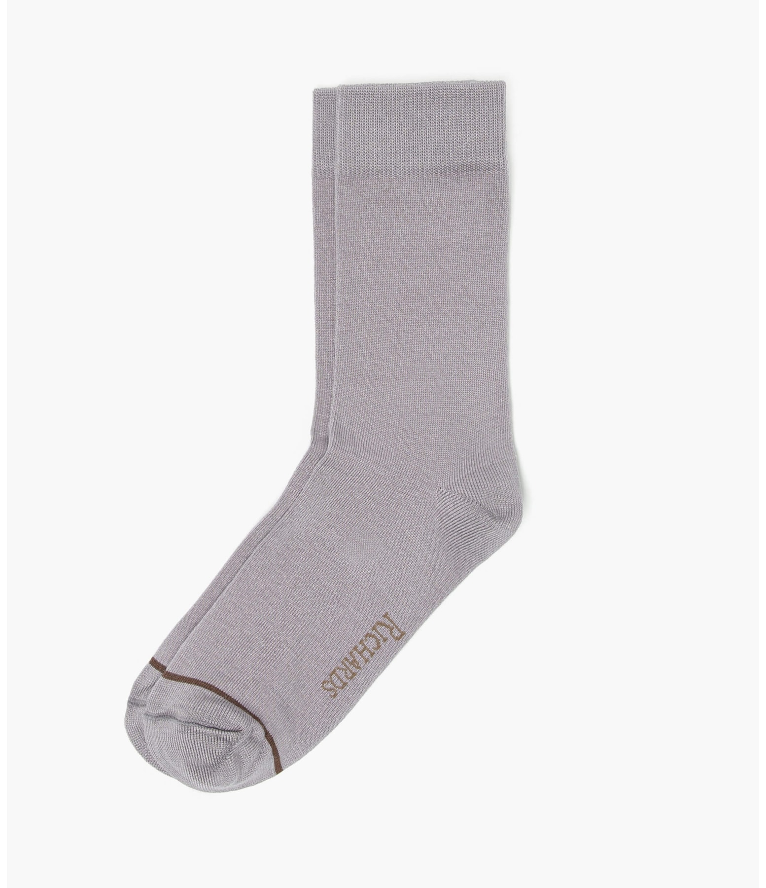 Meia Basic Stripe Cinza Medio
