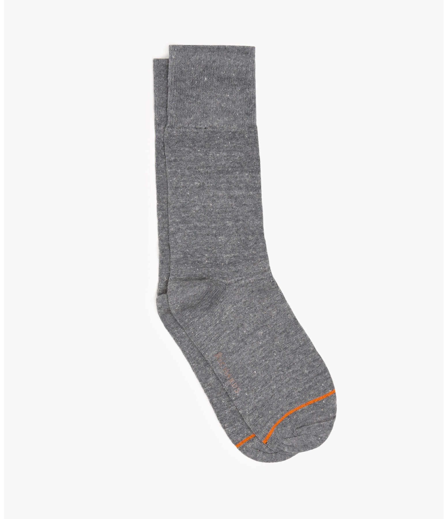 Meia Basic Stripe Cinza Medio