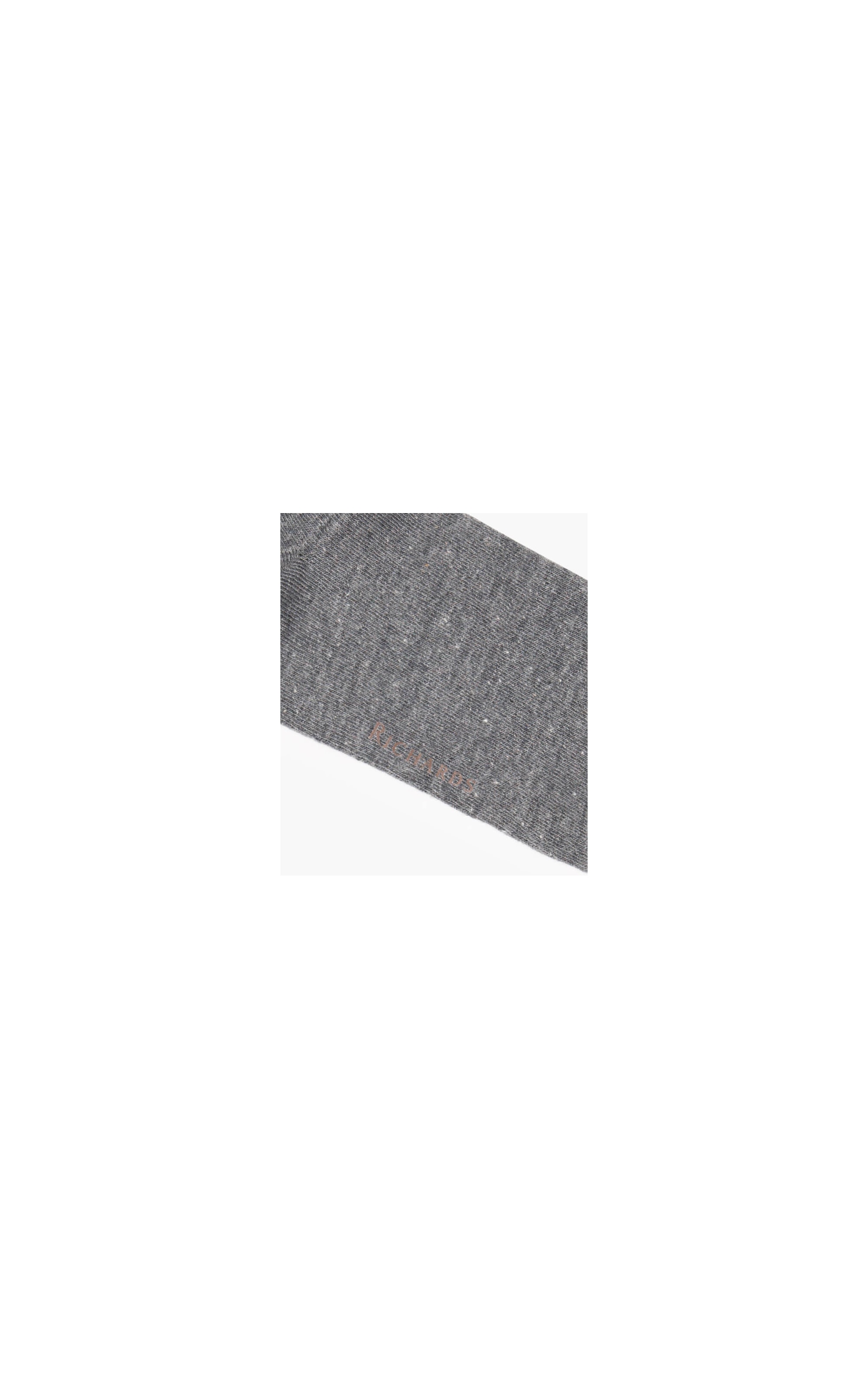 Meia Basic Stripe Cinza Medio