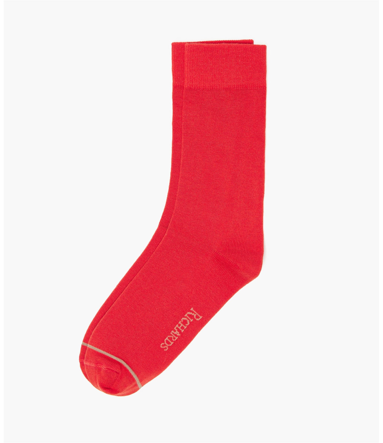 Meia Basic Stripe Vermelho Vivo