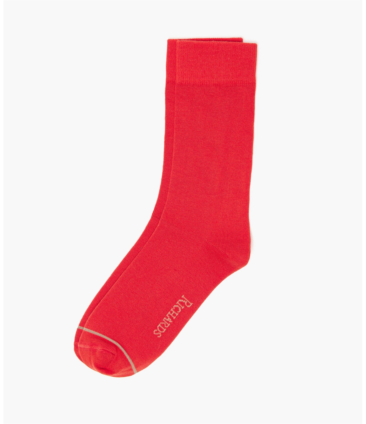 Meia Basic Stripe Vermelho Vivo