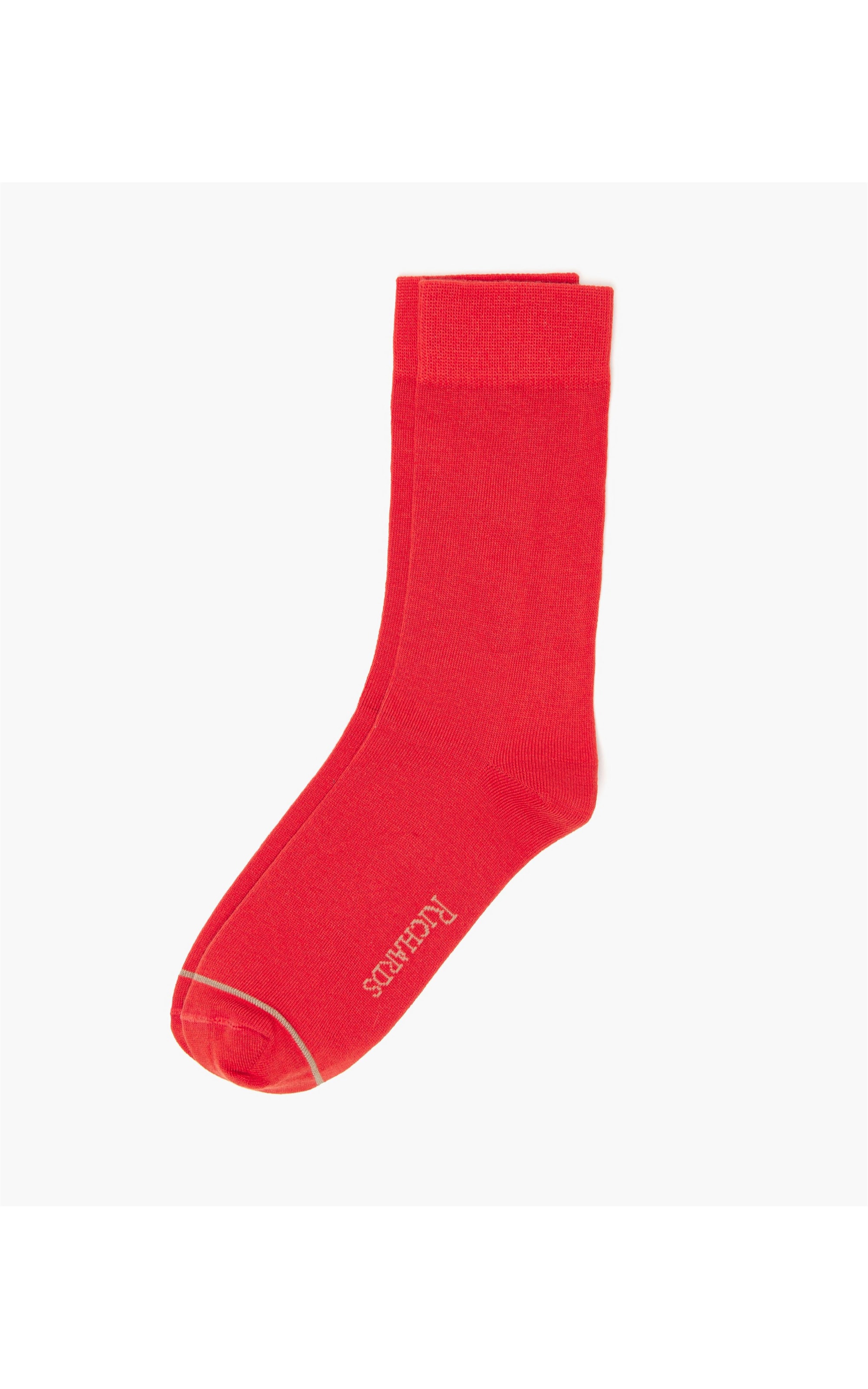 Meia Basic Stripe Vermelho Vivo