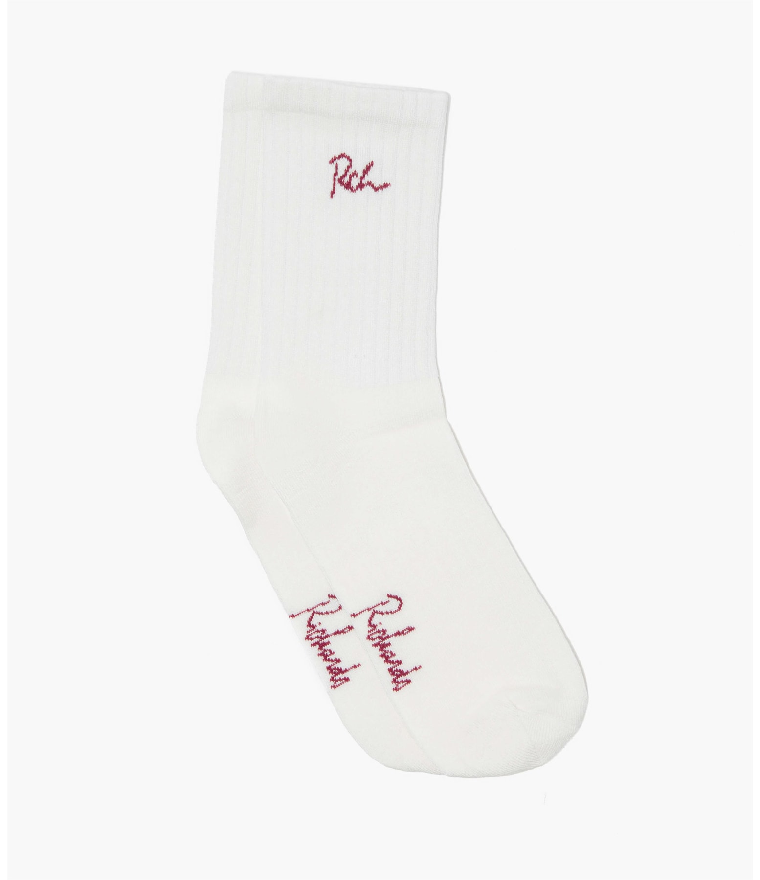 Meia Canelada Icon Off White