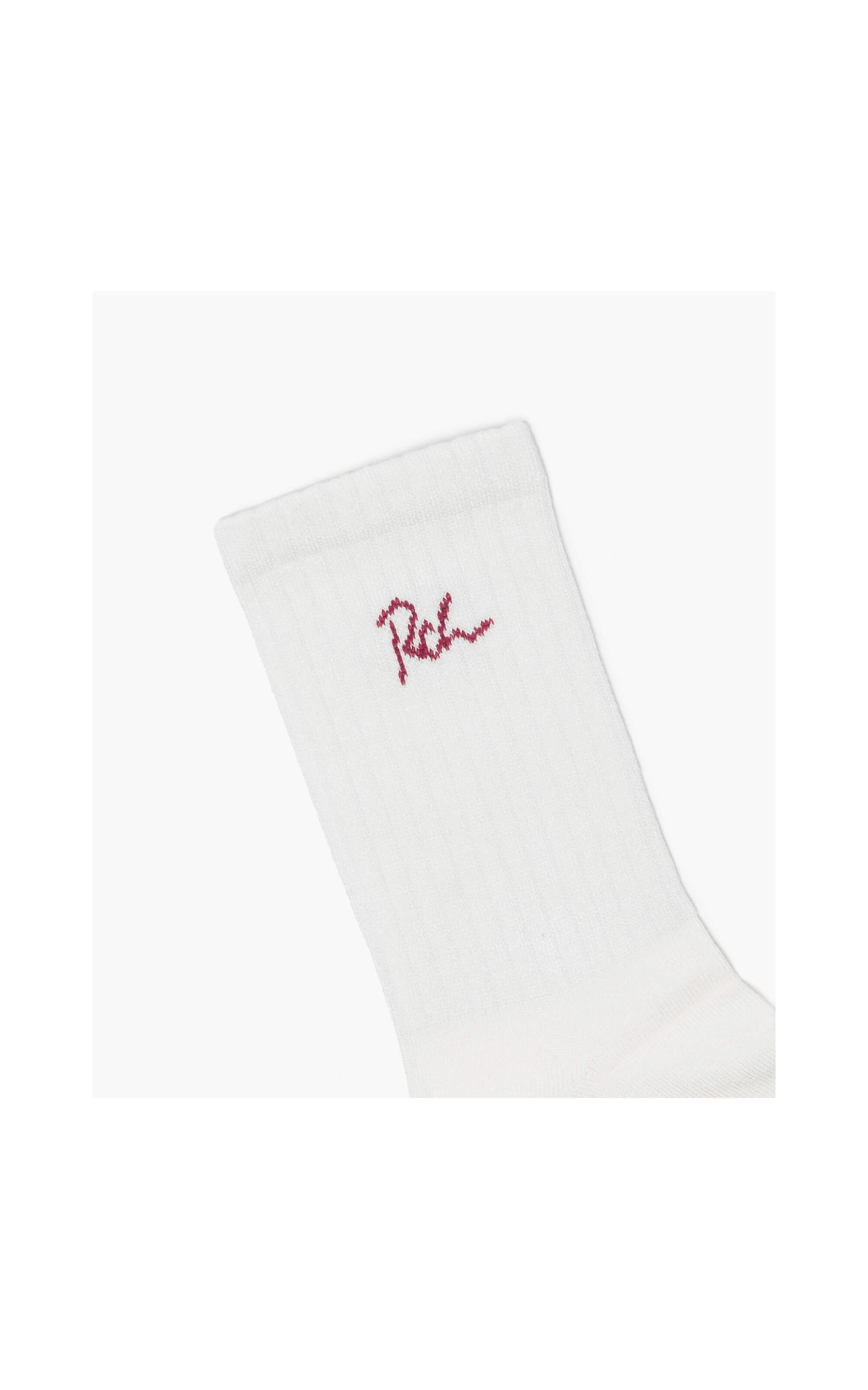 Meia Canelada Icon Off White