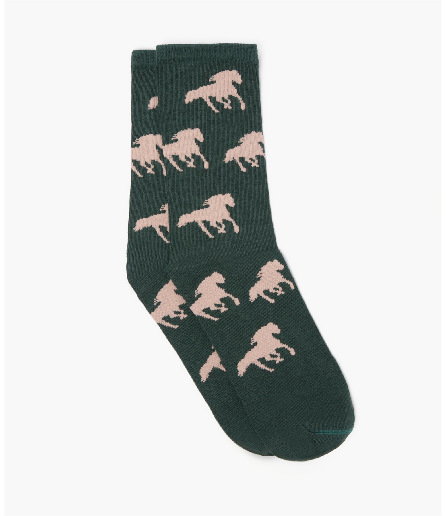 Meia Cavalos Verde Militar
