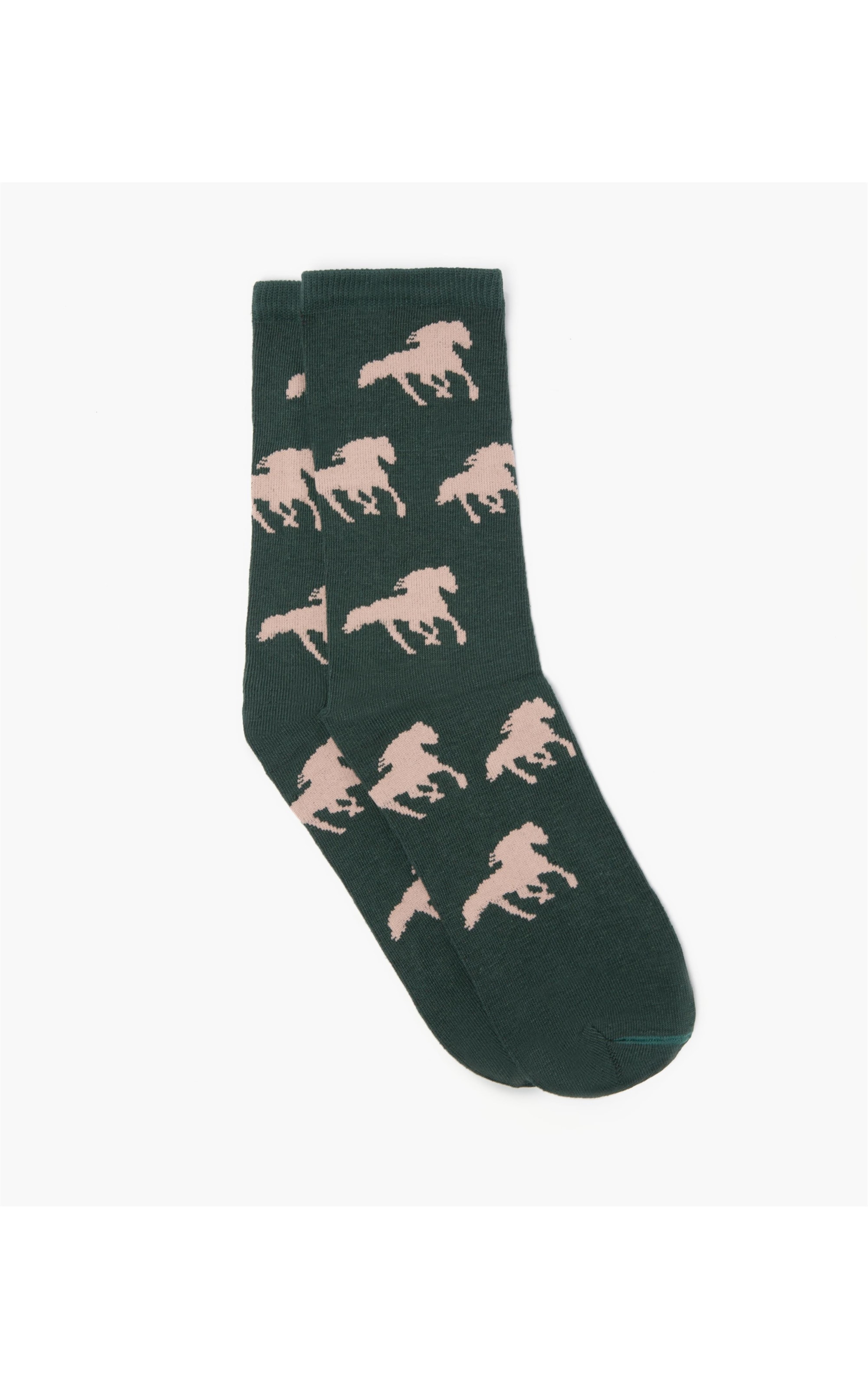 Meia Cavalos Verde Militar