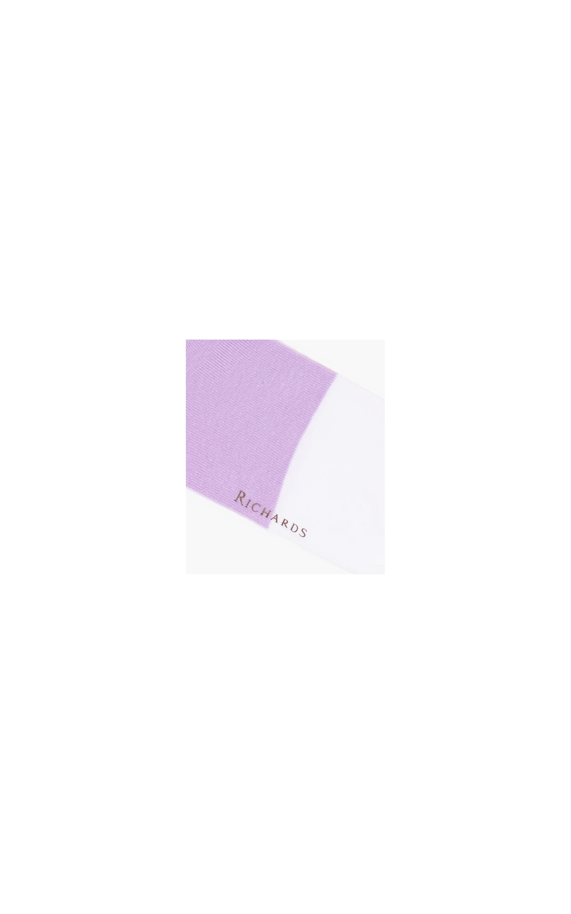 Meia Color Block Lilas