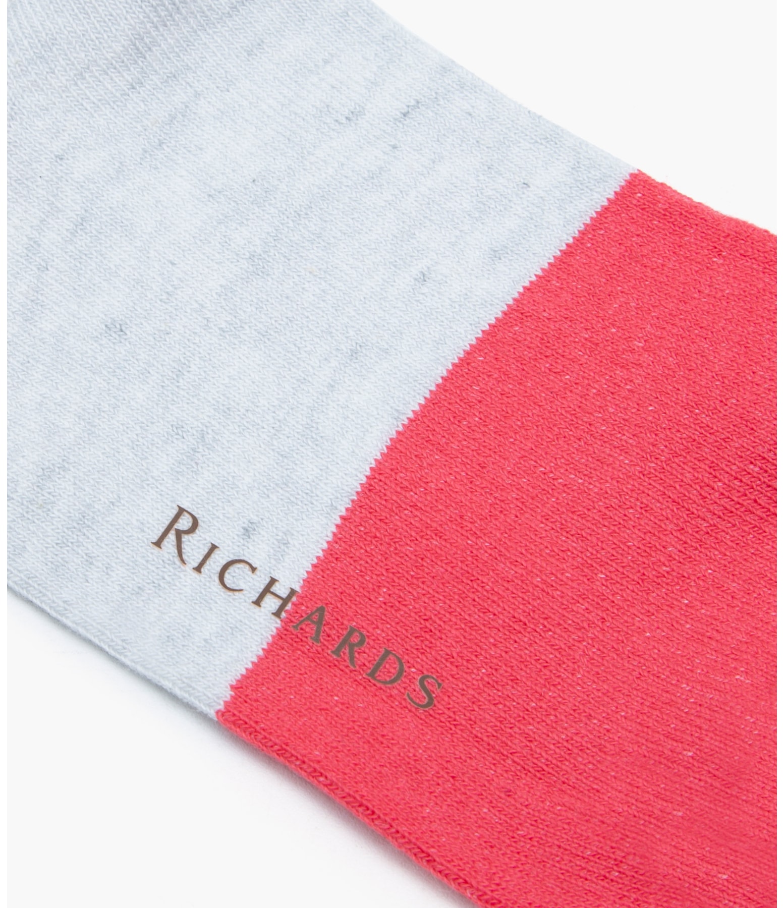 Meia Color Block Off White Mescla