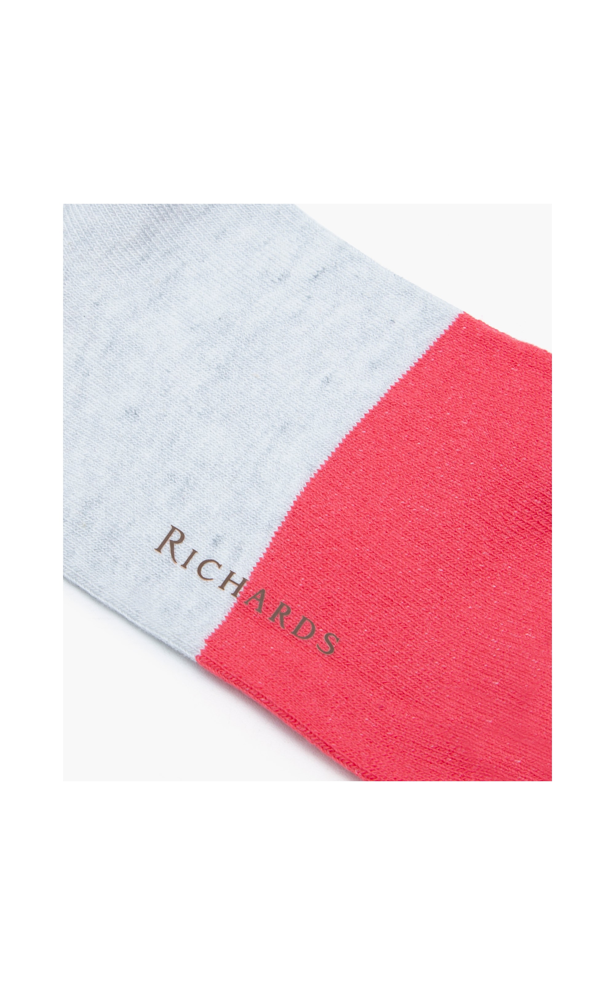 Meia Color Block Off White Mescla