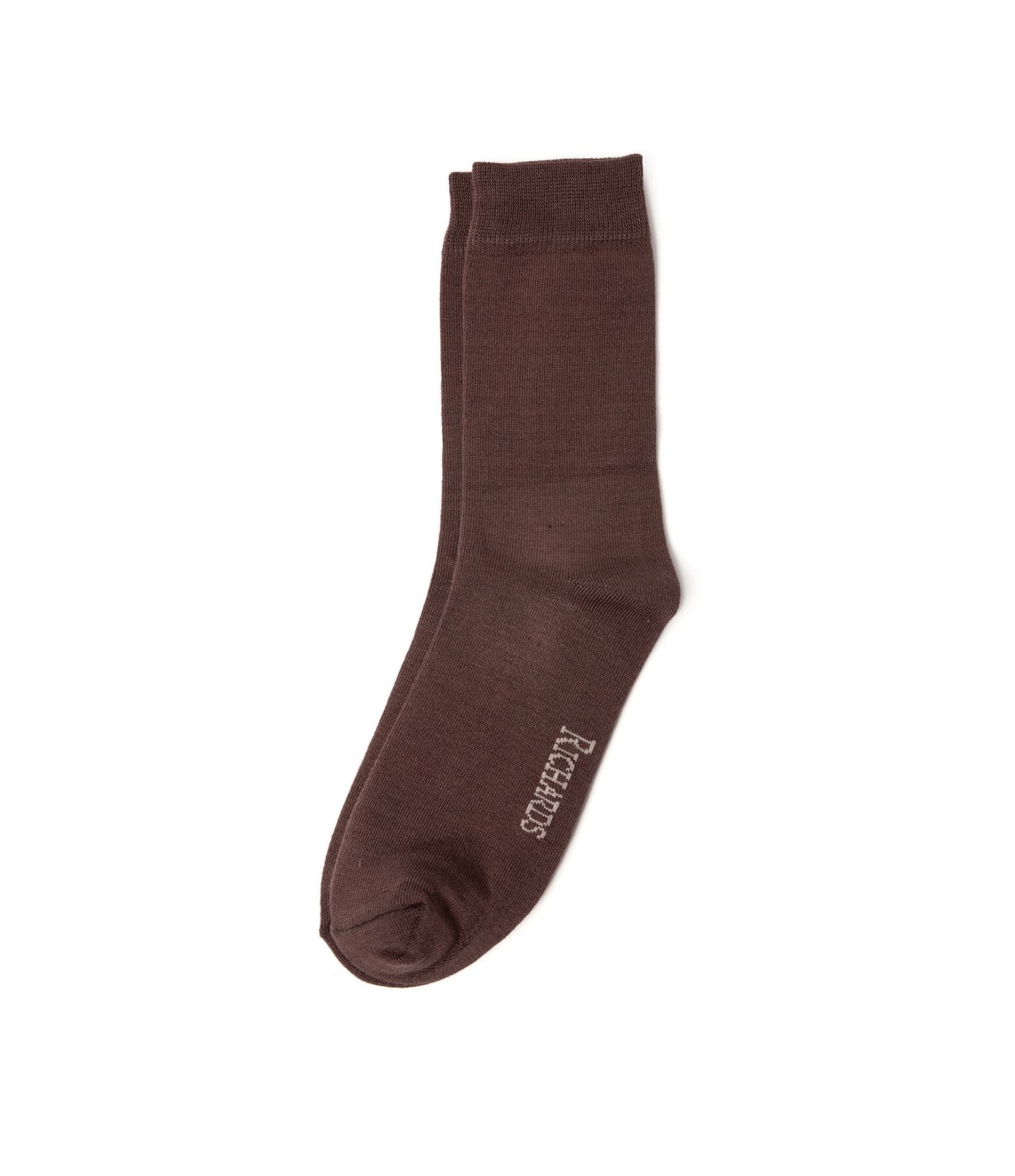 Meia Contrast Rch Dark Brown
