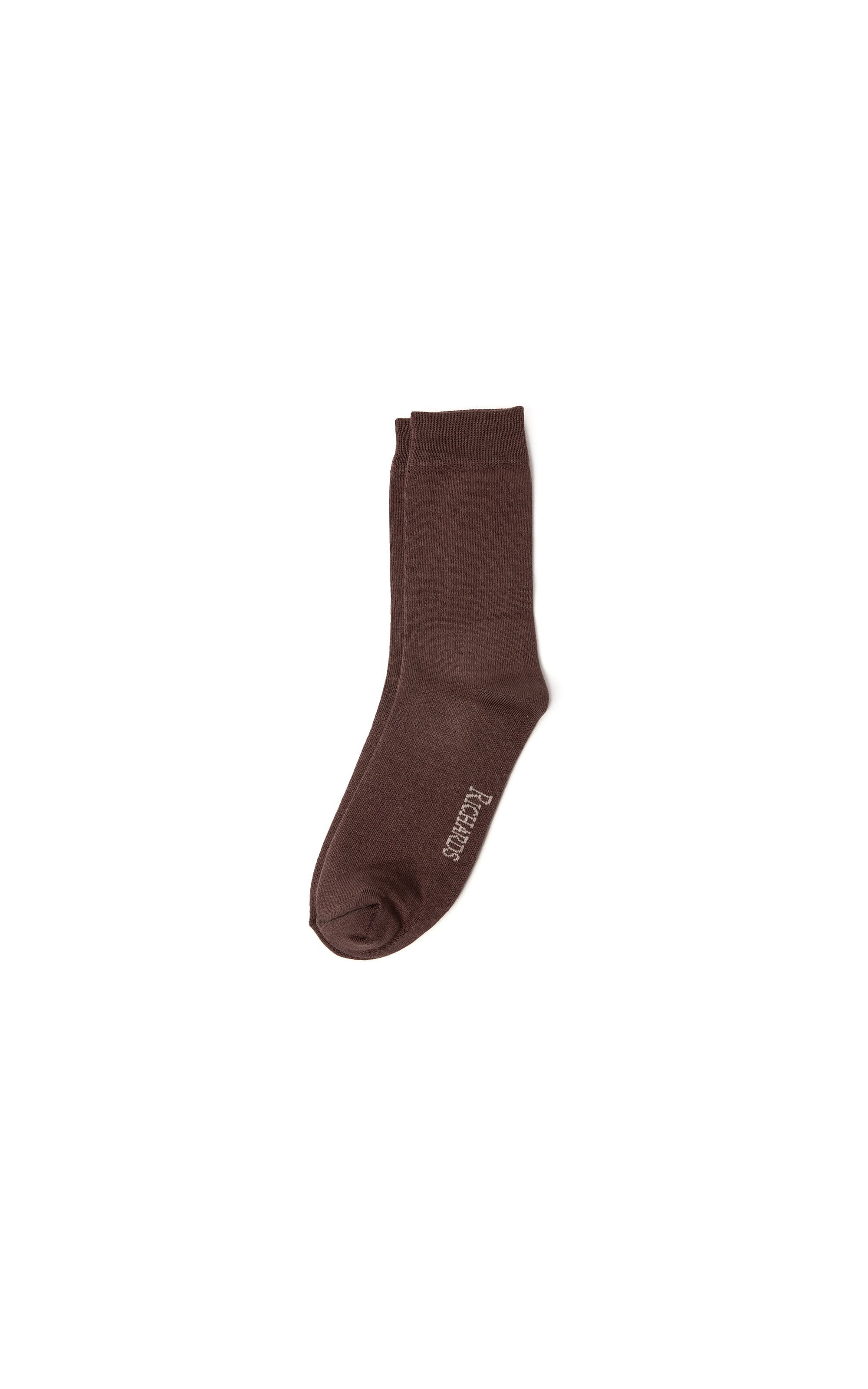 Meia Contrast Rch Dark Brown
