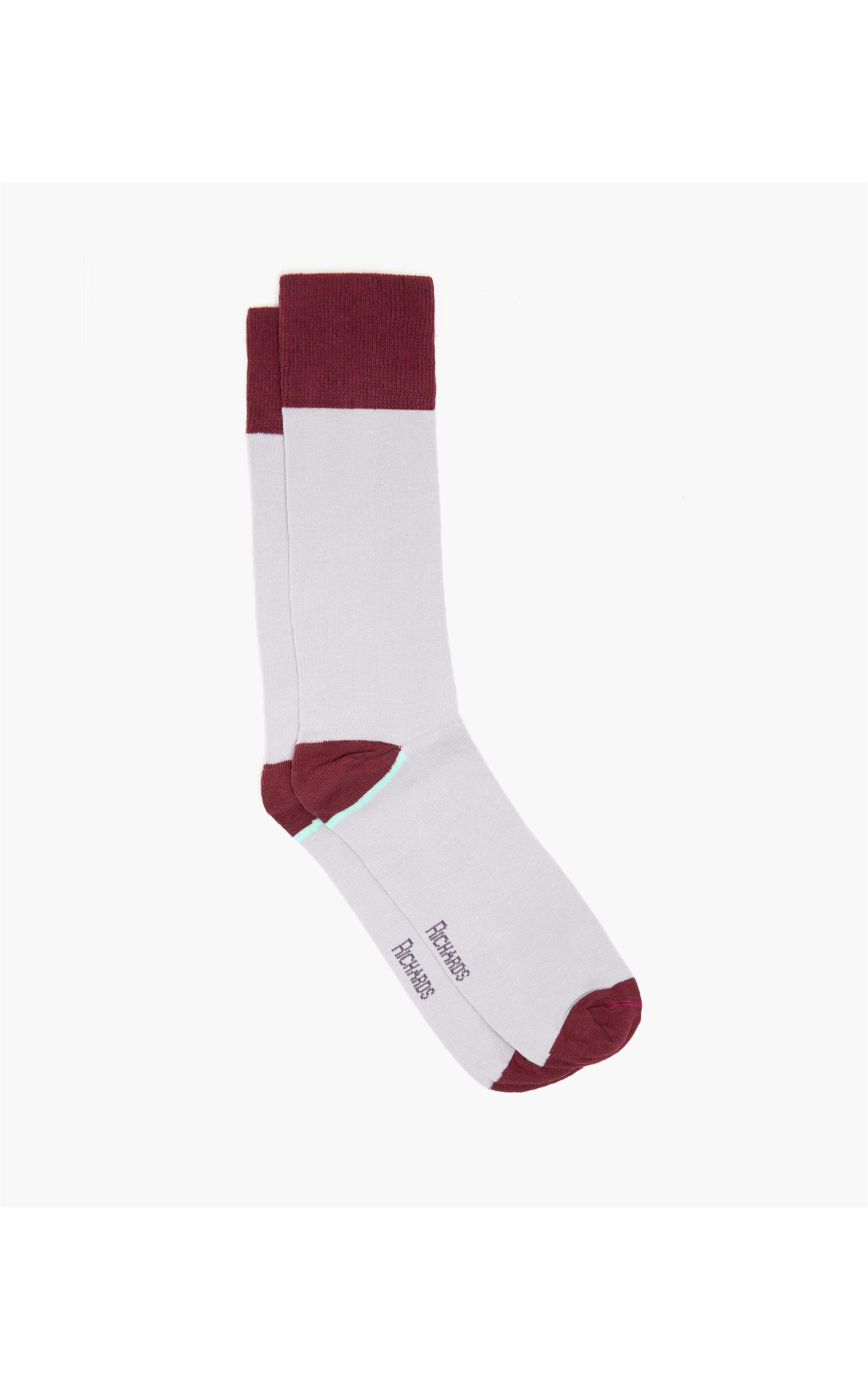 Meia Dash Color Cinza Claro