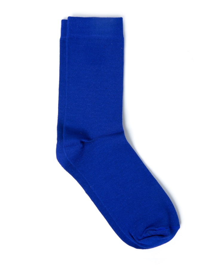 Meia Eclat Azul Carbono