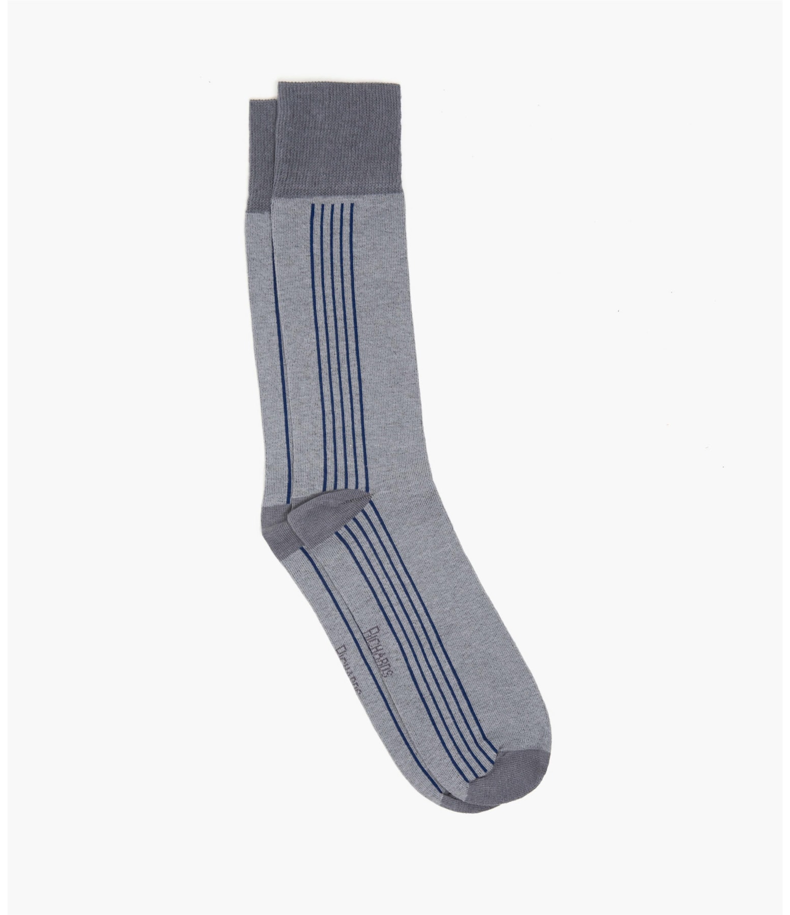 Meia Front Stripes Marinho