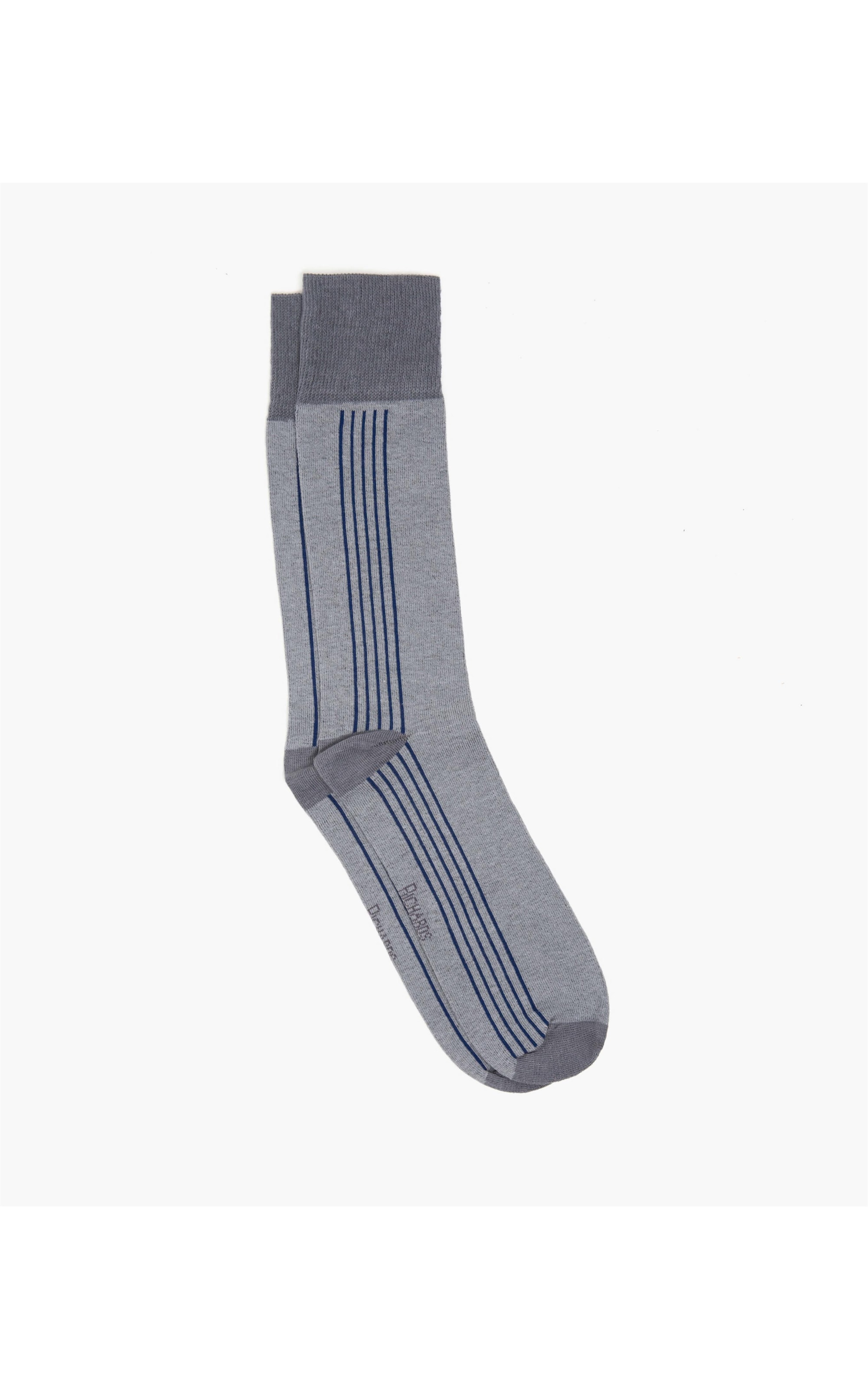 Meia Front Stripes Marinho