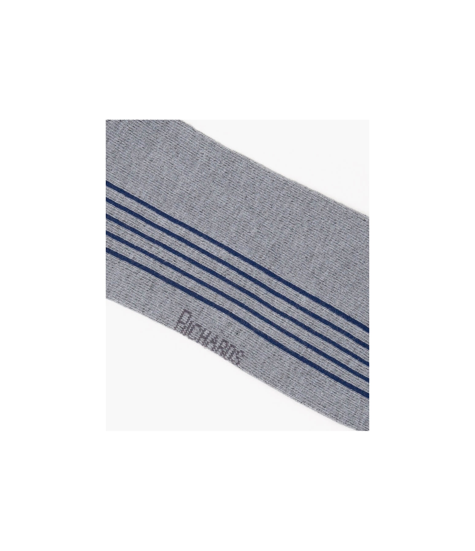 Meia Front Stripes Marinho