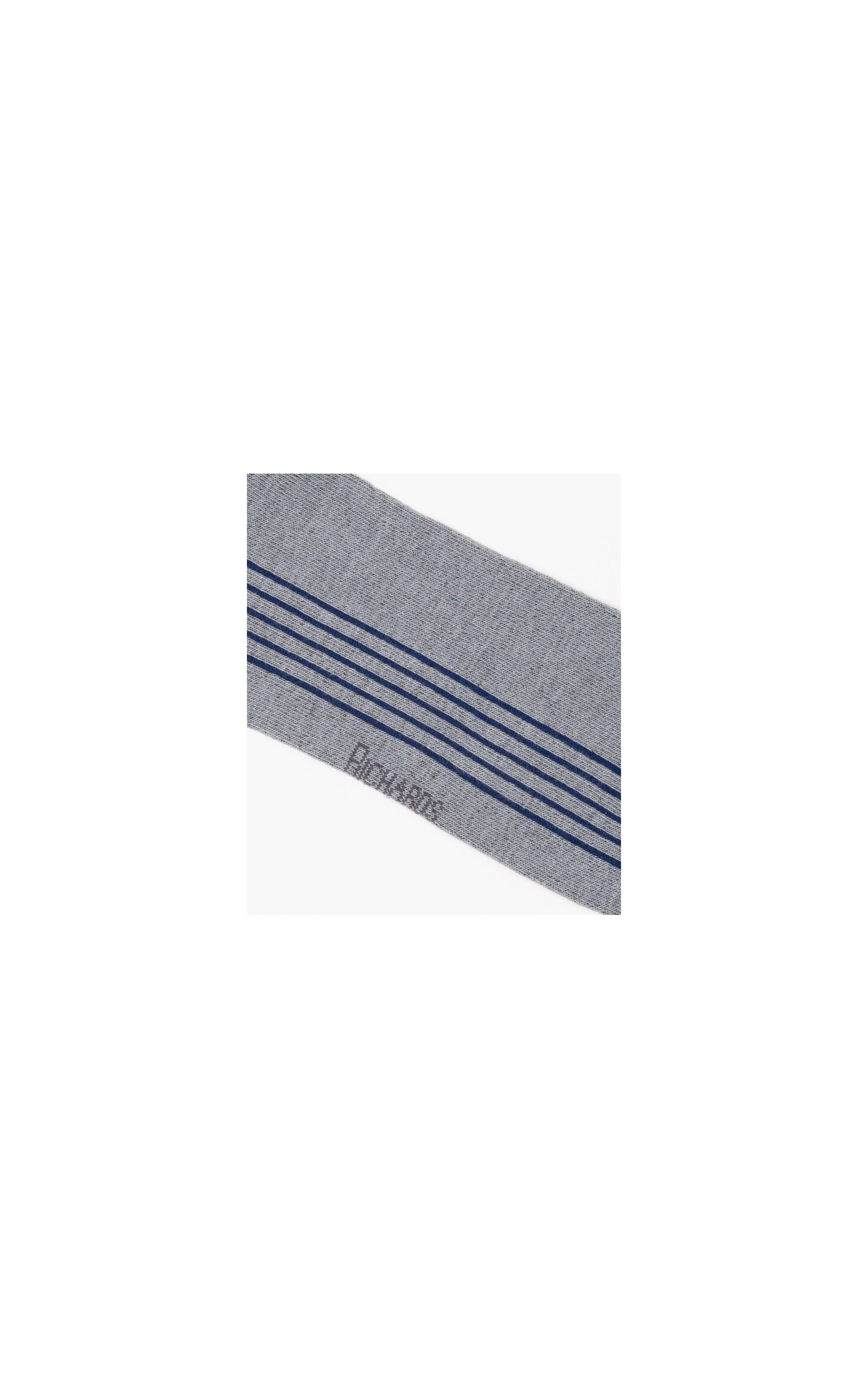 Meia Front Stripes Marinho
