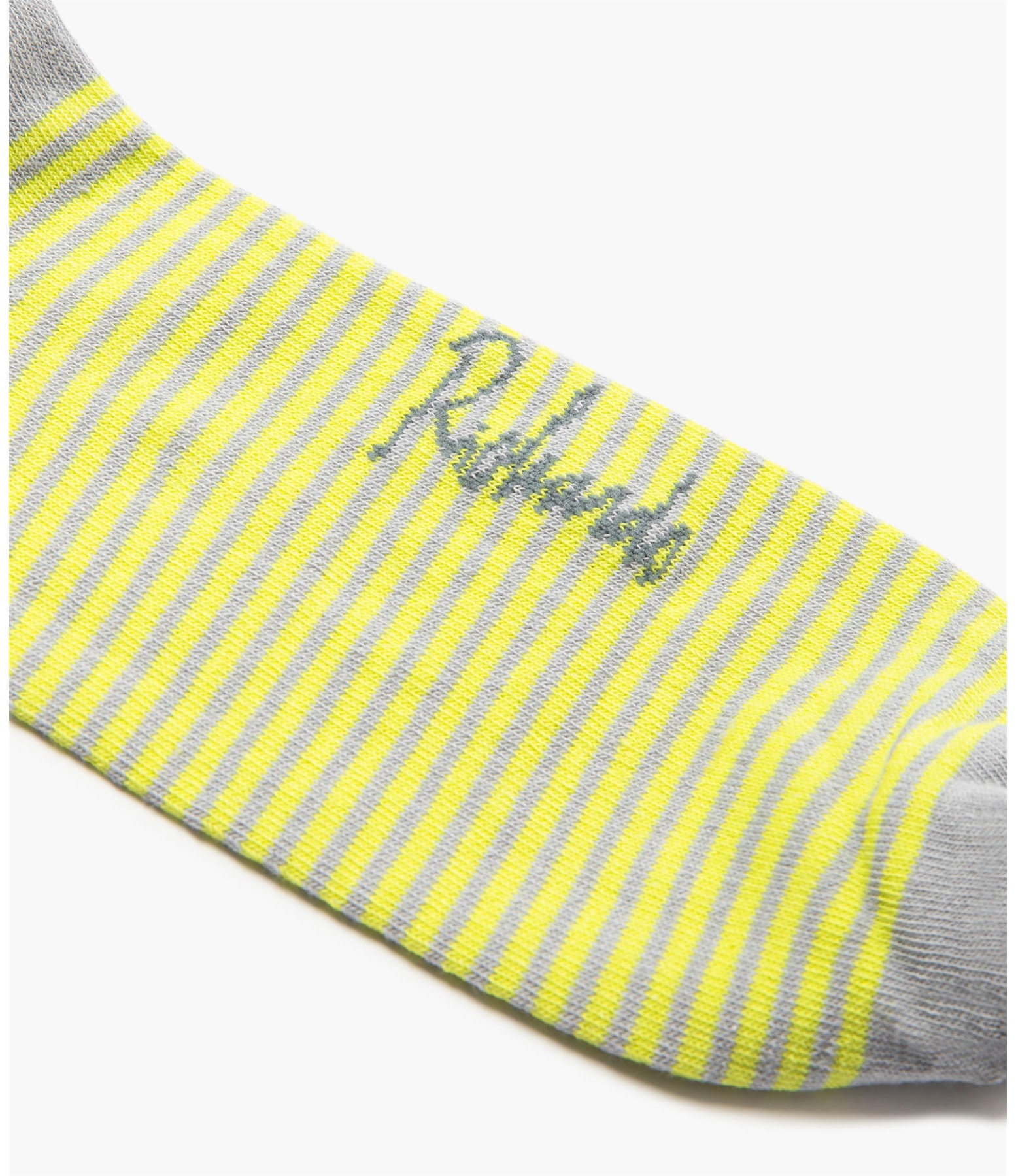 Meia Full Stripes Amarelo Claro