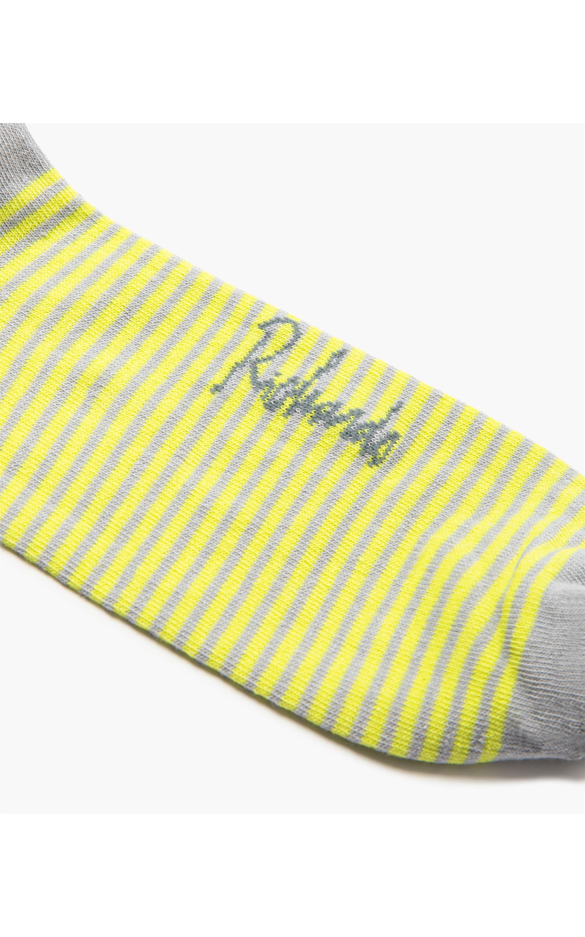 Meia Full Stripes Amarelo Claro