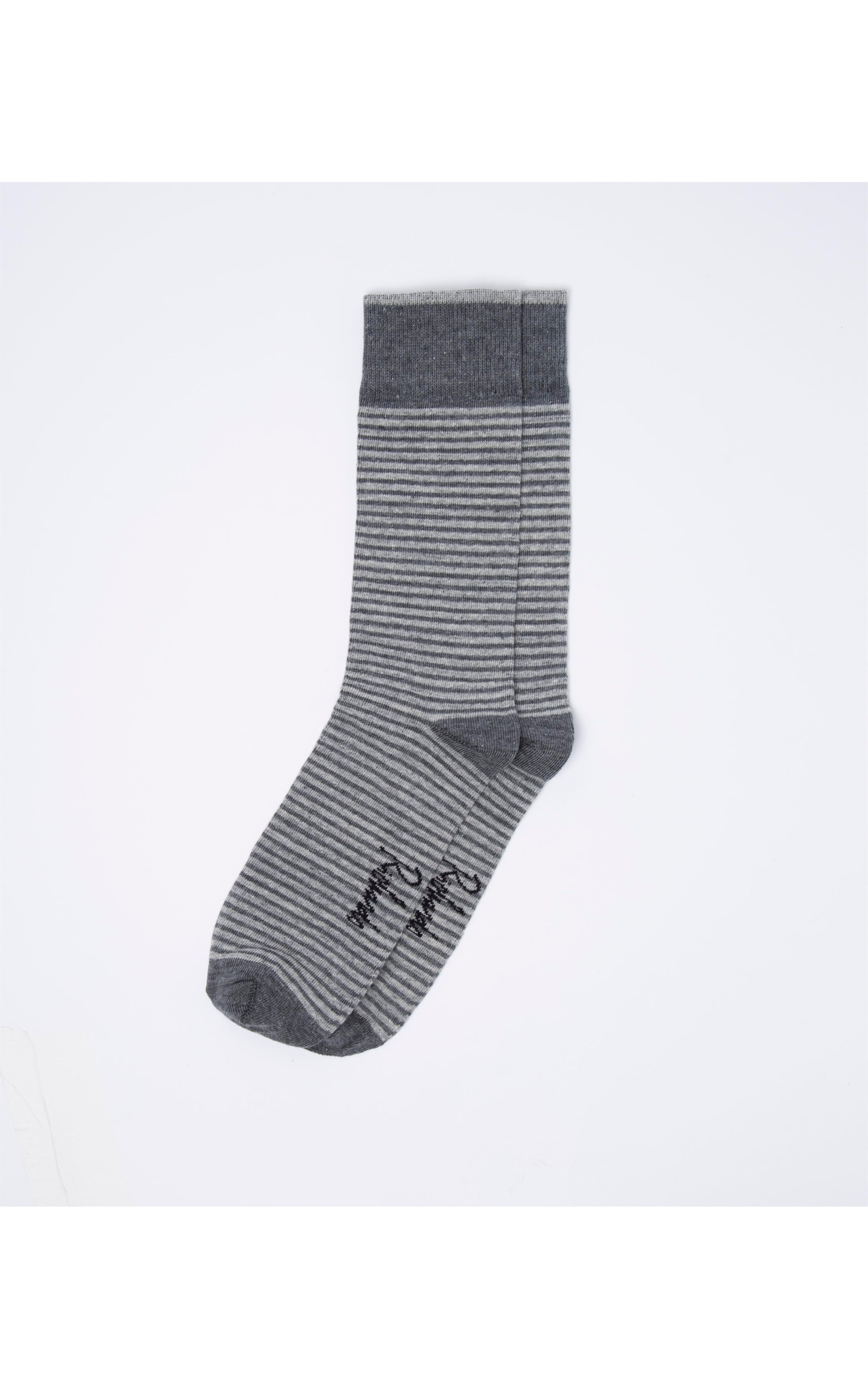 Meia Full Stripes Chumbo Mescla
