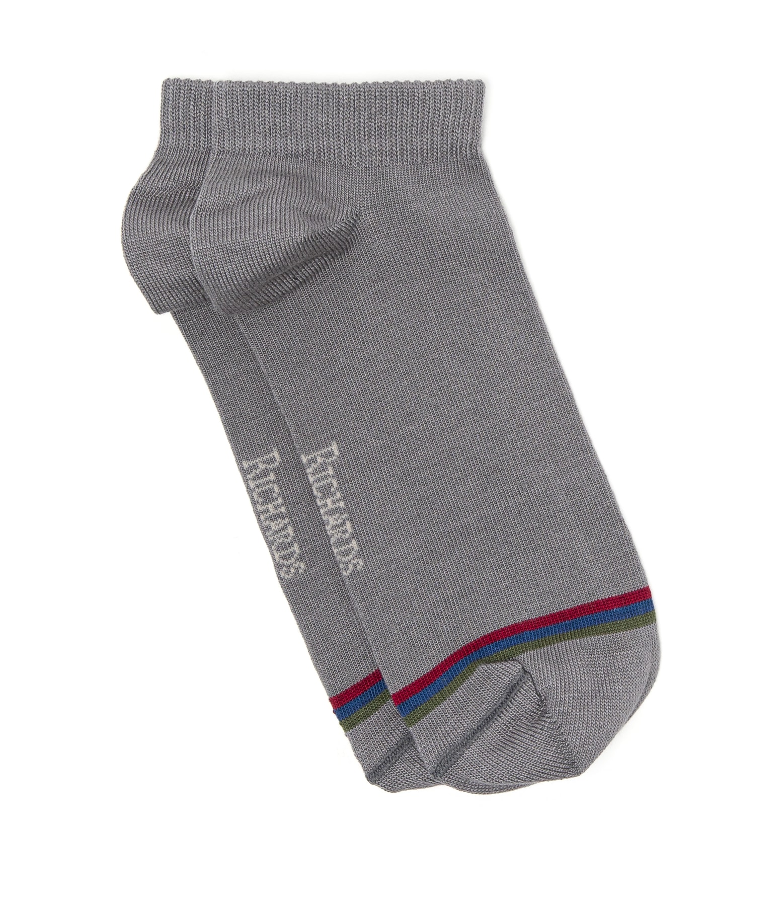 Meia Linho  Curta Flag Charcoal
