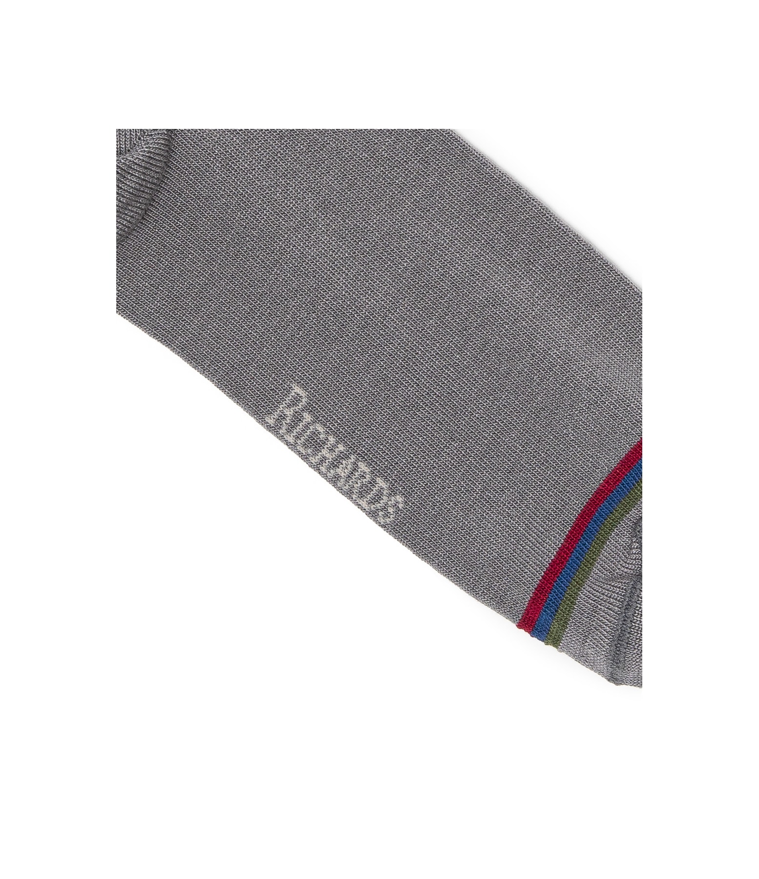 Meia Linho  Curta Flag Charcoal