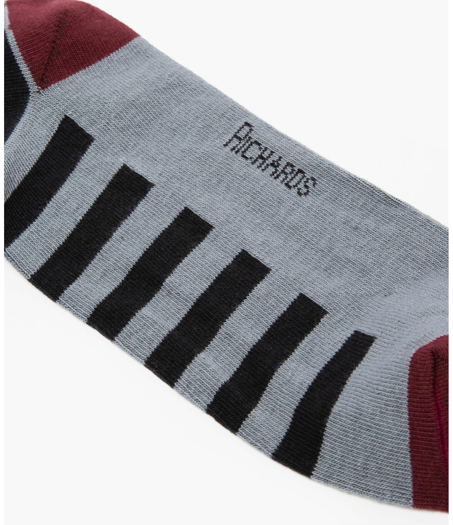 Meia Linho  Full Stripe  Cinza Medio