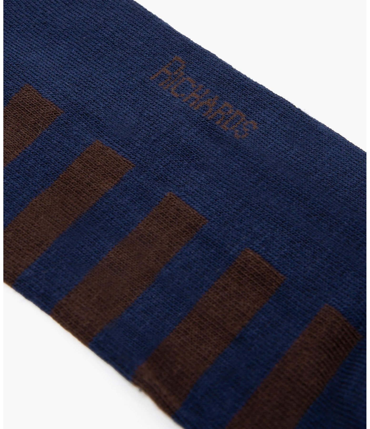 Meia Linho  Full Stripe Dark Navy