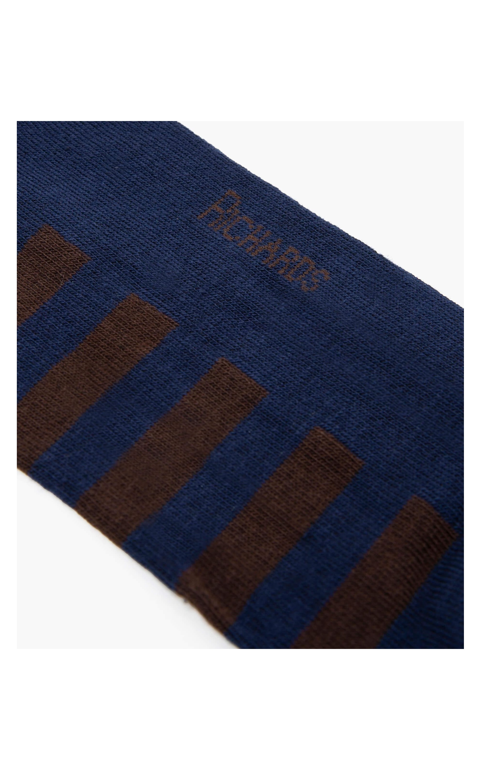 Meia Linho  Full Stripe Dark Navy