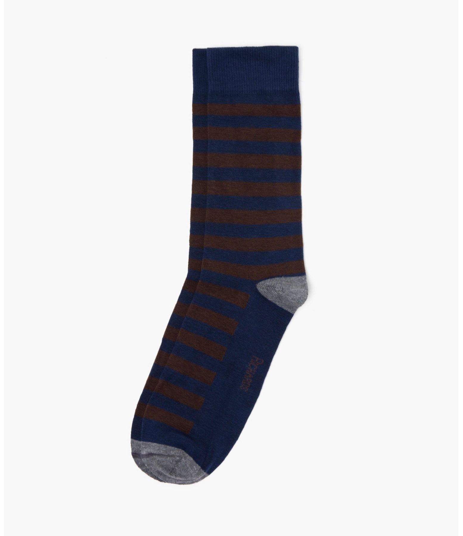 Meia Linho  Full Stripe Dark Navy