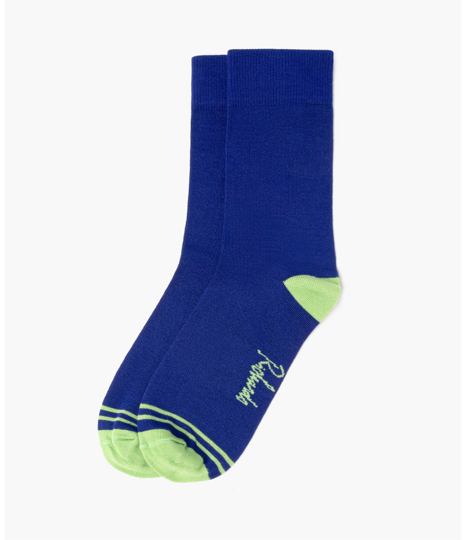 Meia Stripe New Azul Bic