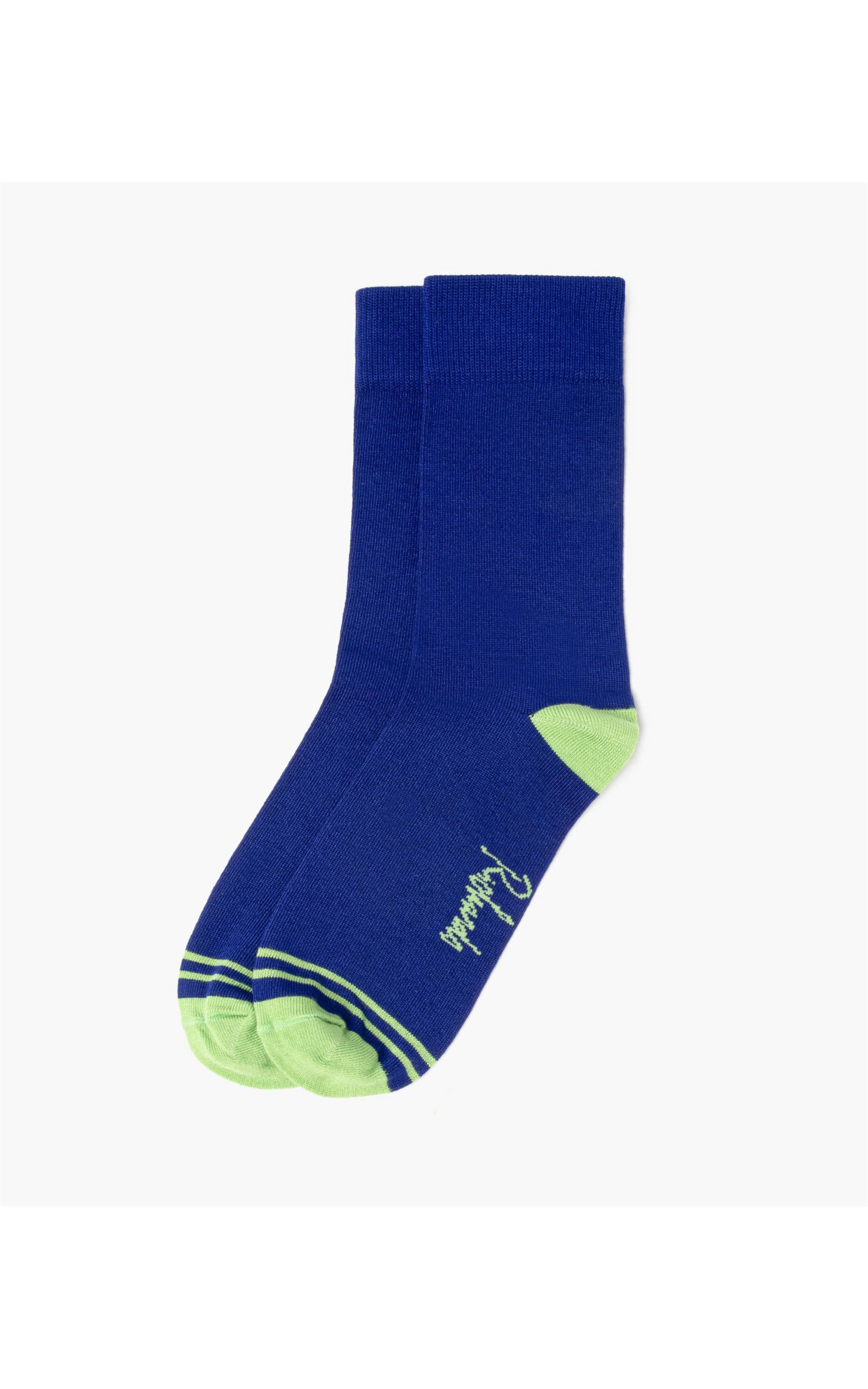 Meia Stripe New Azul Bic