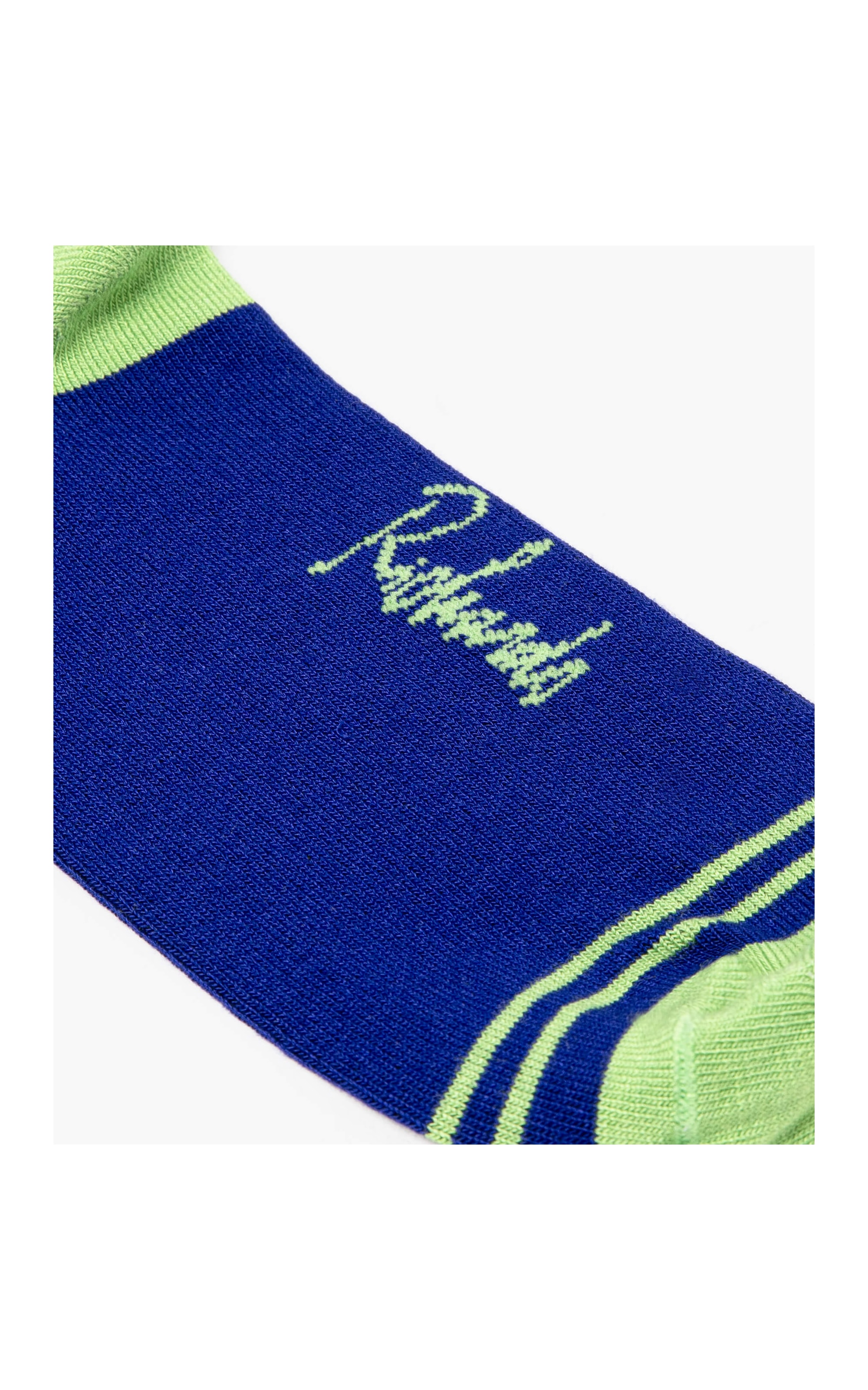 Meia Stripe New Azul Bic