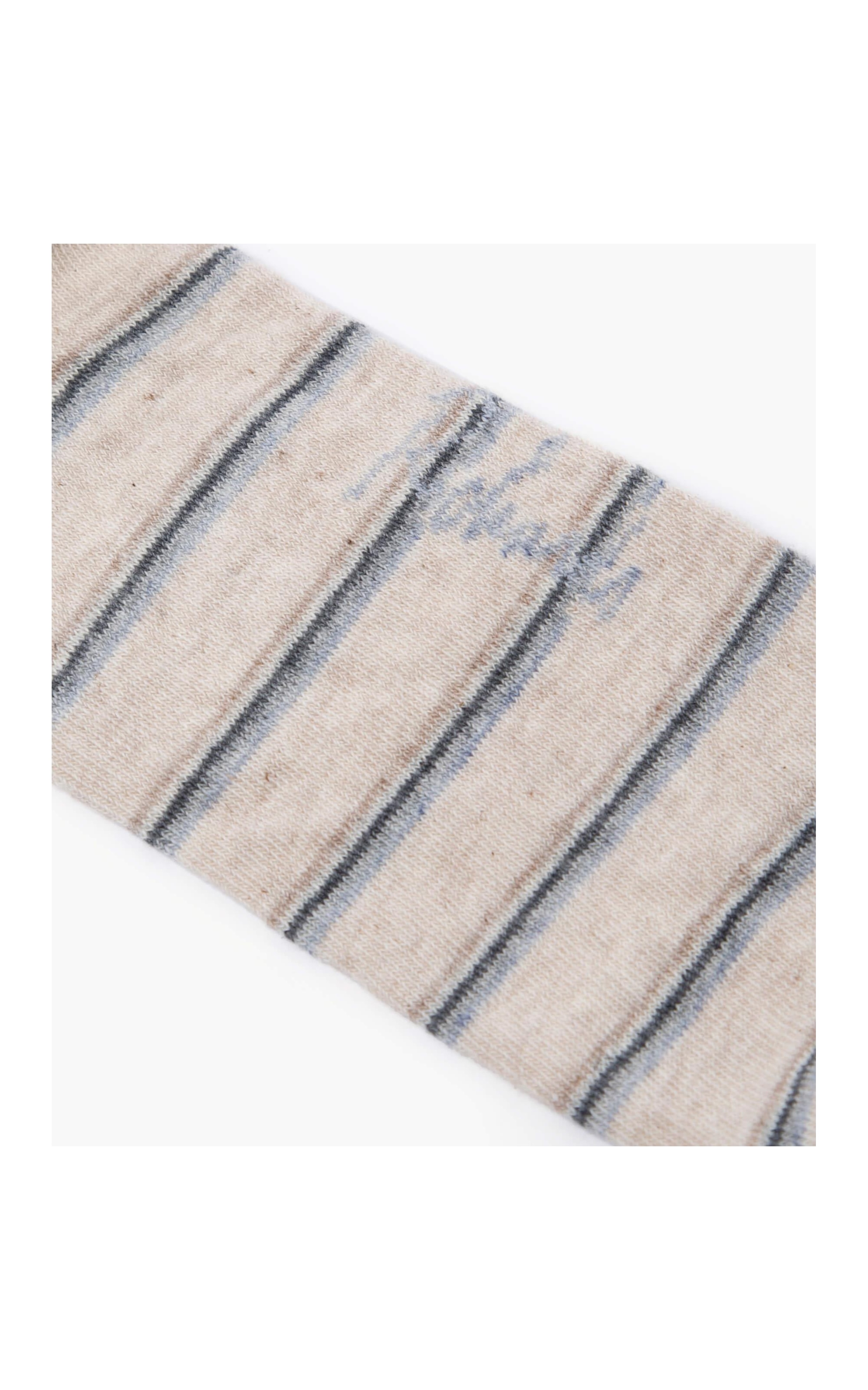 Meia Stripes Spaces Areia