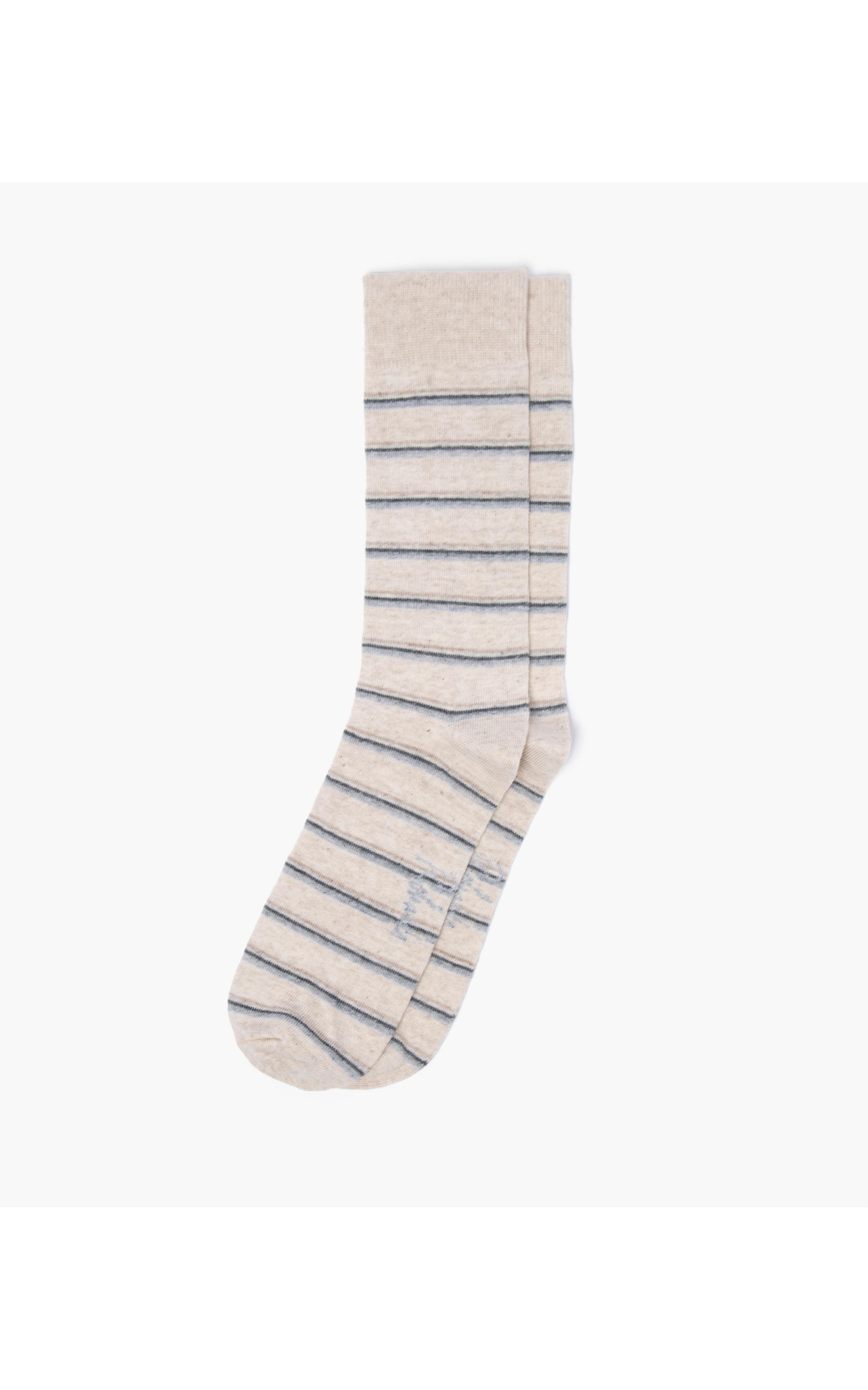 Meia Stripes Spaces Areia